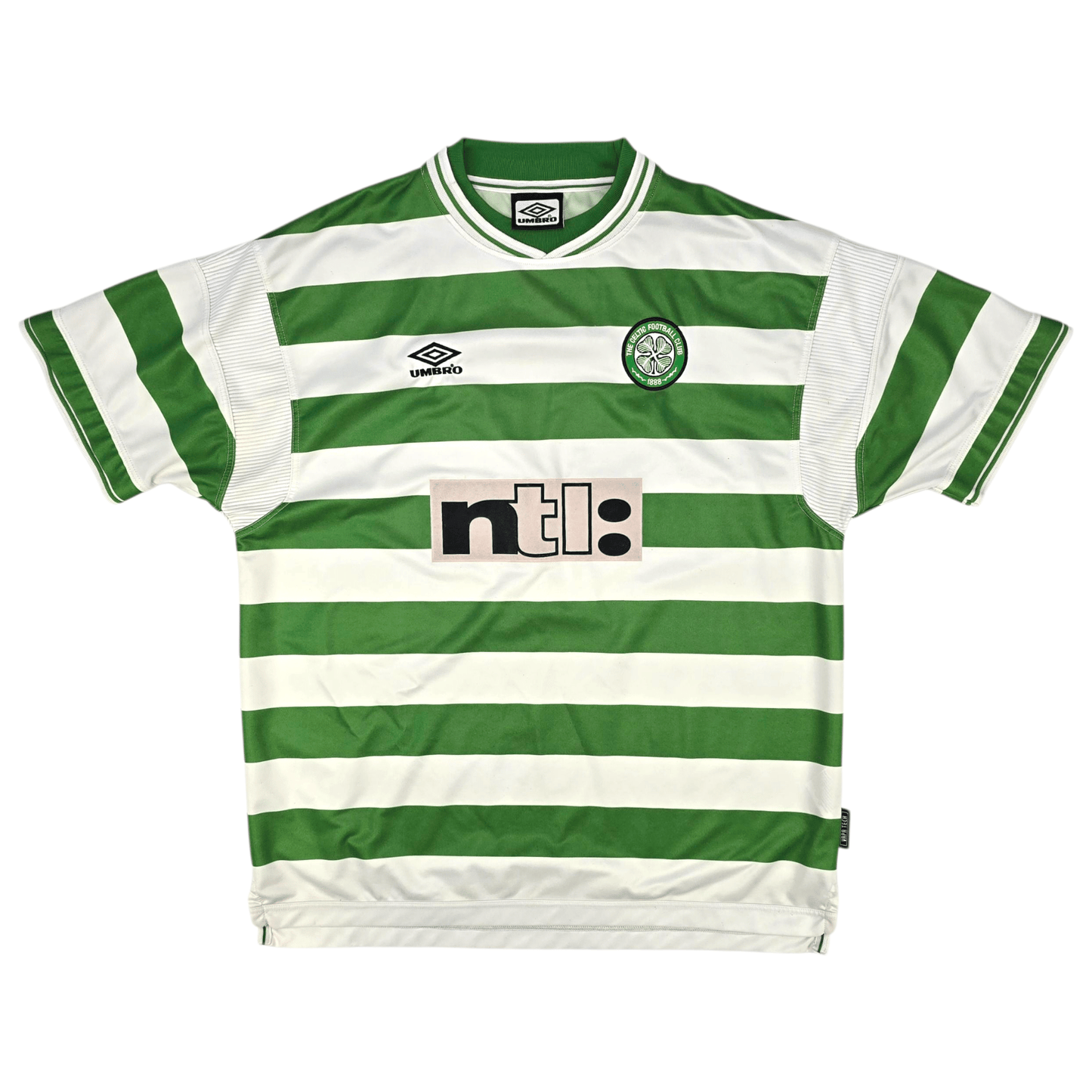 1999/01 Celtic Home Football Shirt (2XL) Umbro #7 Larsson