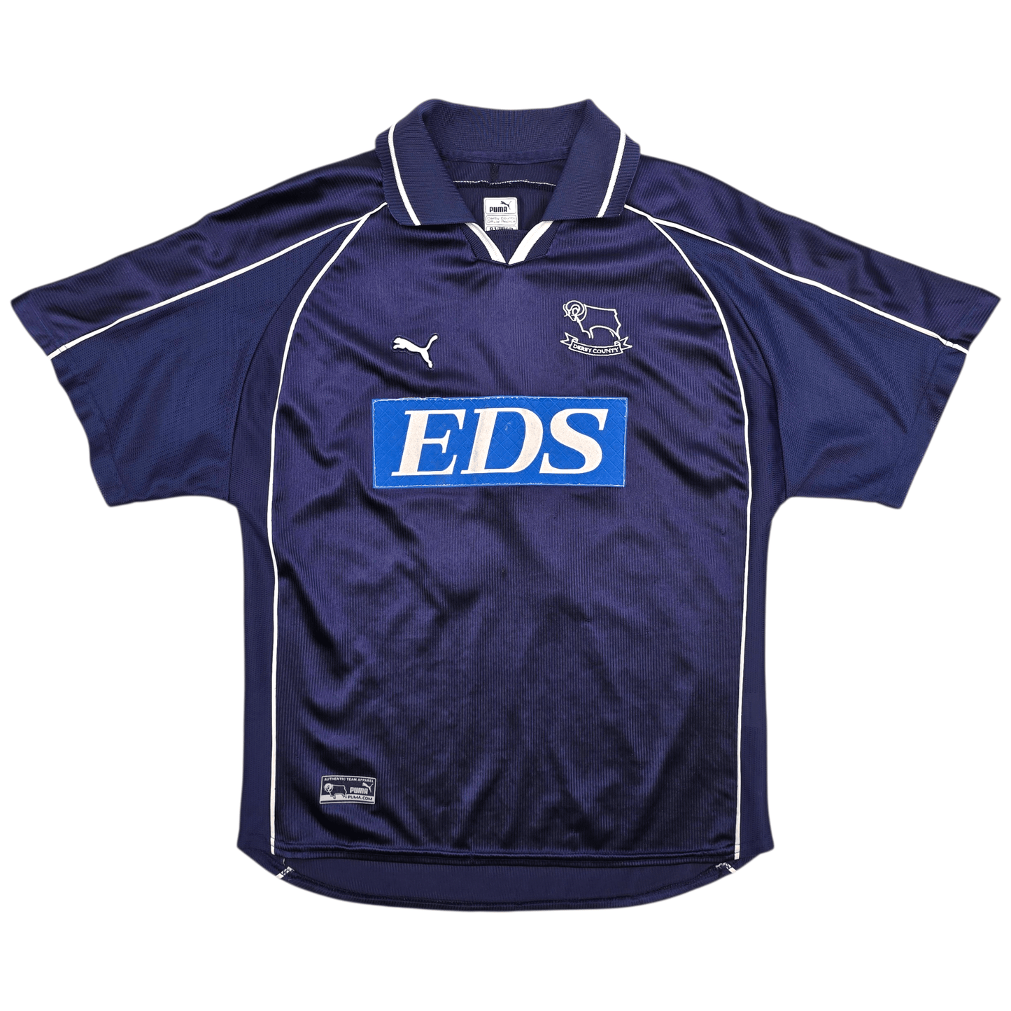 1999/01 Derby County Away Football Shirt (S) Puma #10 Kinkladze
