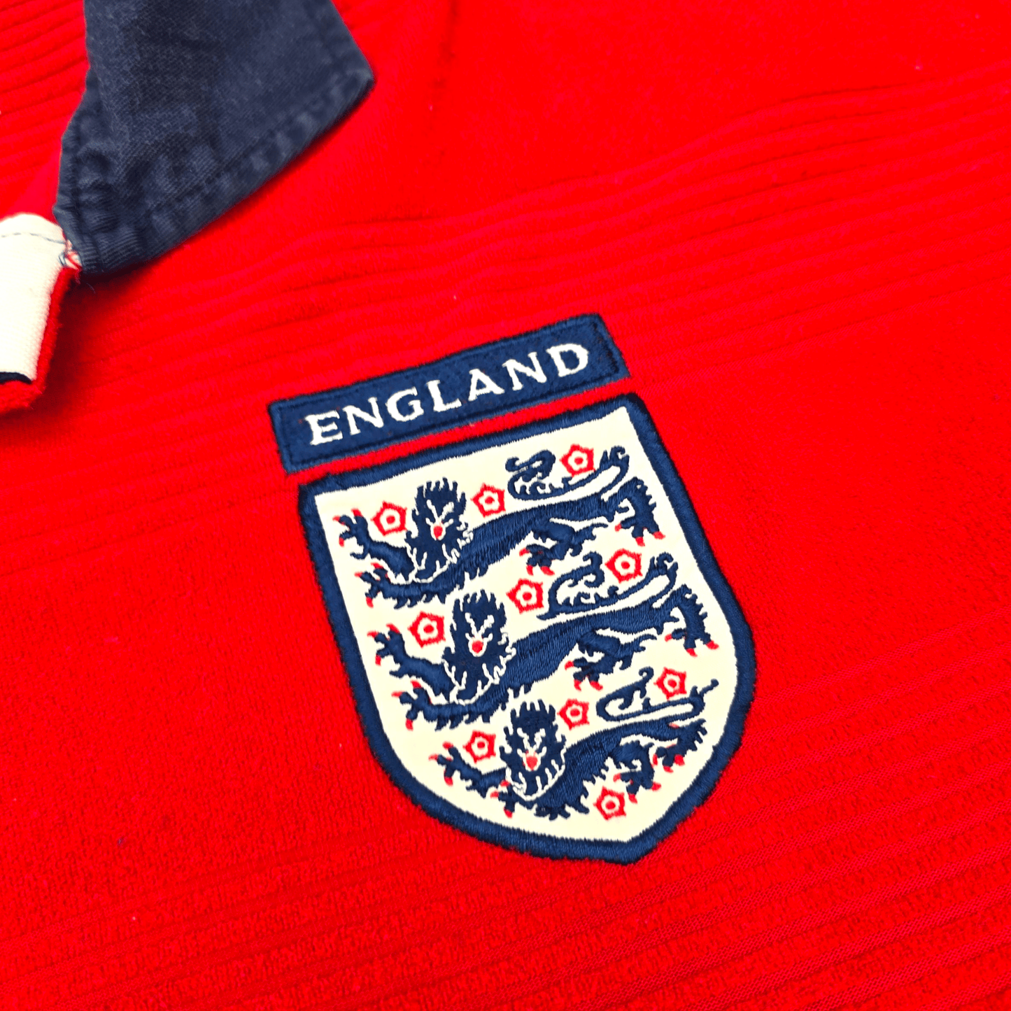 1999/01 England Away Football Shirt (L) Umbro #7 Beckham