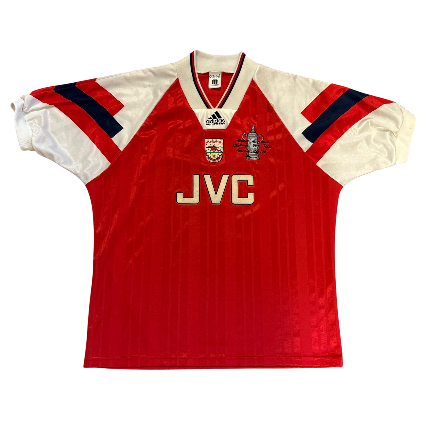 Arsenal 1992/1993 Home Shirt - Cup Winners 1993 Embroidery Front