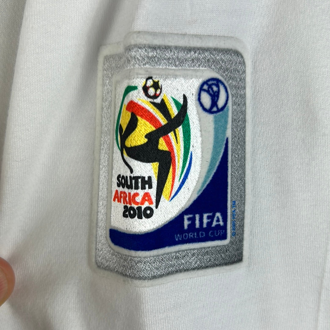 England 2010 Player Issue Home Shirt - Crouch 9