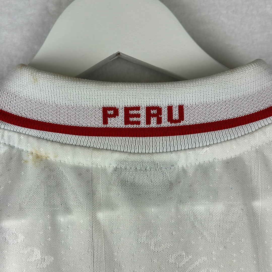 Peru 1999 Match Worn Shirt v Belgium
