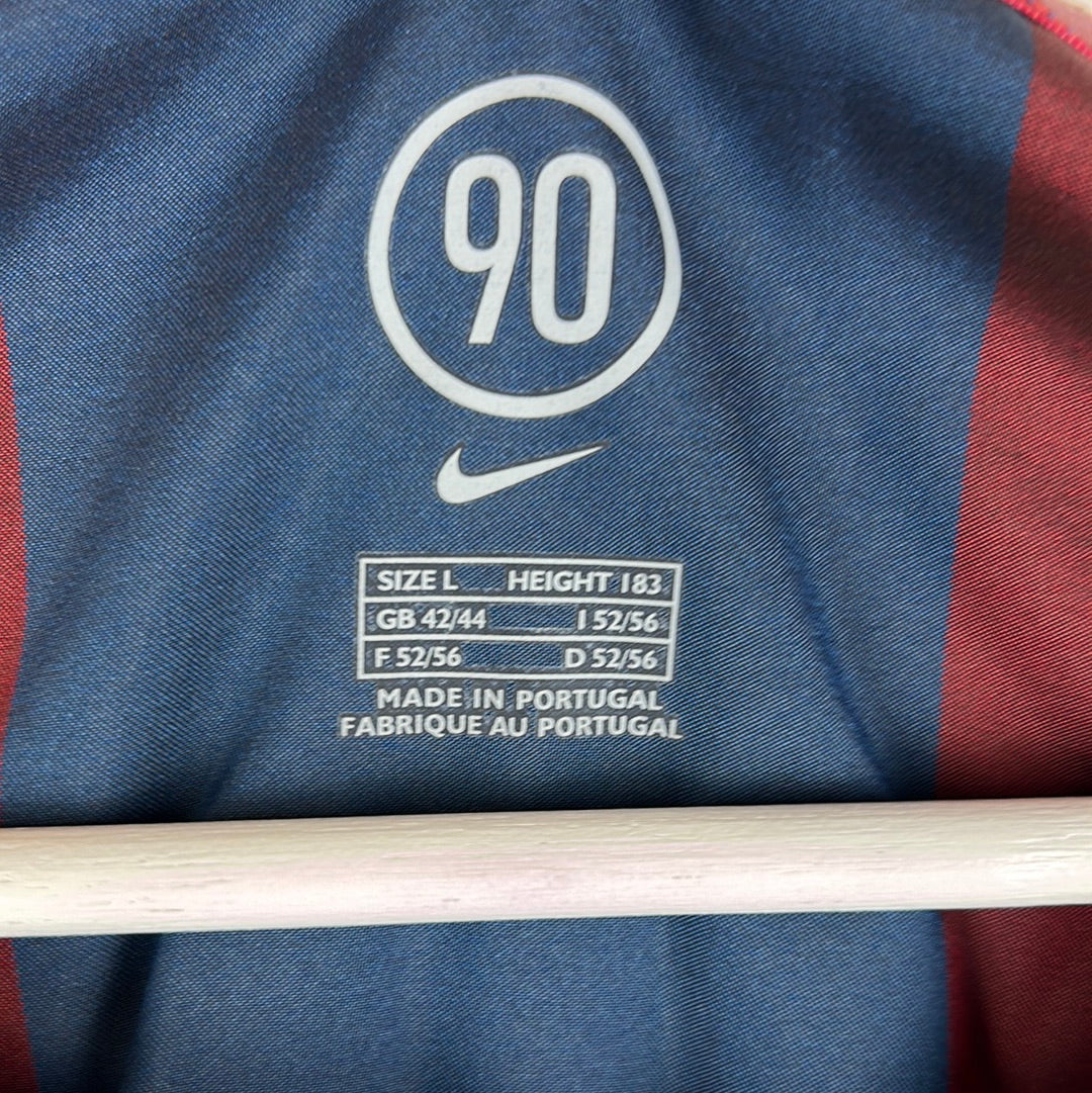 Barcelona 2004/2005 Match Worn Home Shirt - Edmilson - Squad & Eusebio Signed - COA