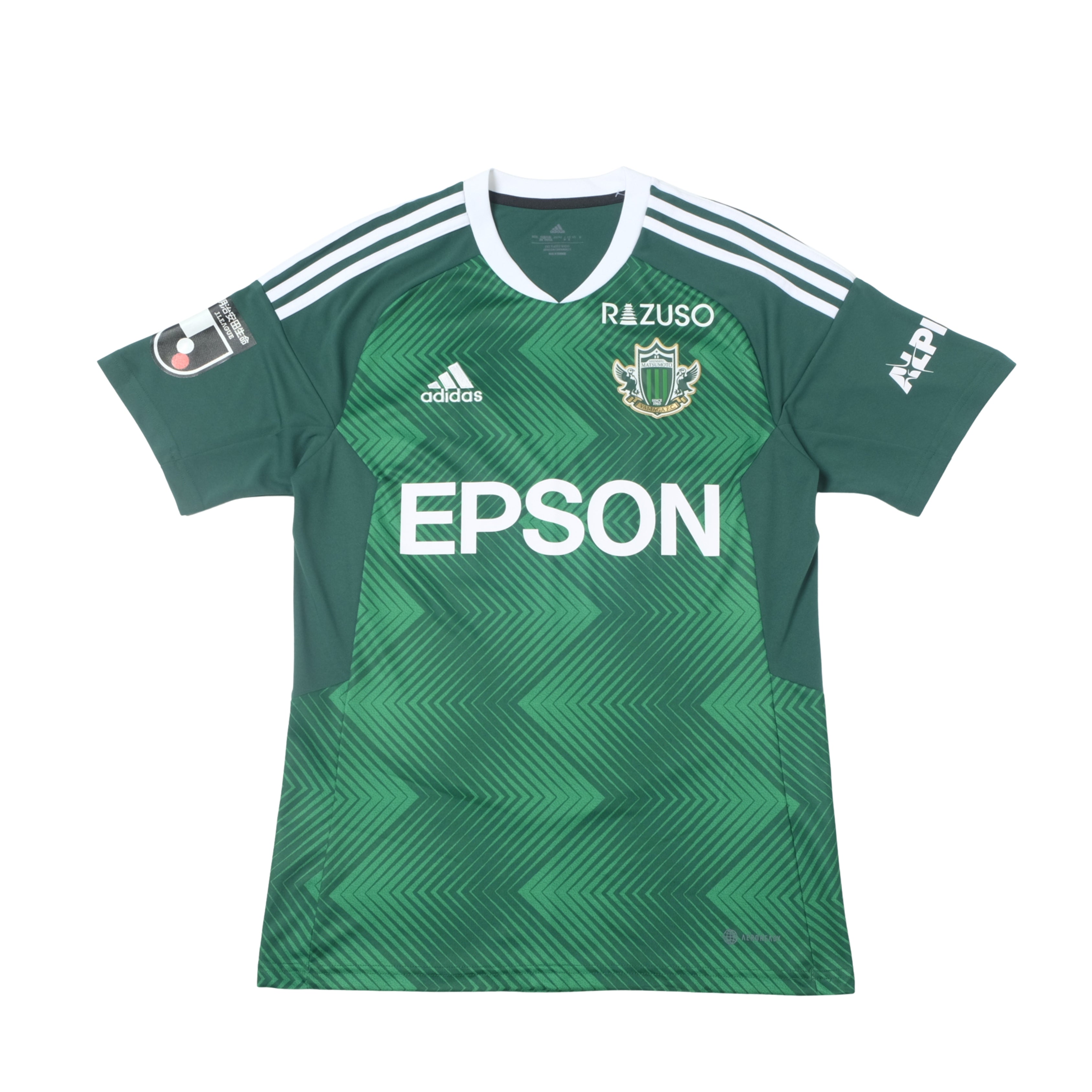 2023 Matsumoto Yamaga Home Shirt Adidas J-League (S/M) – Casual
