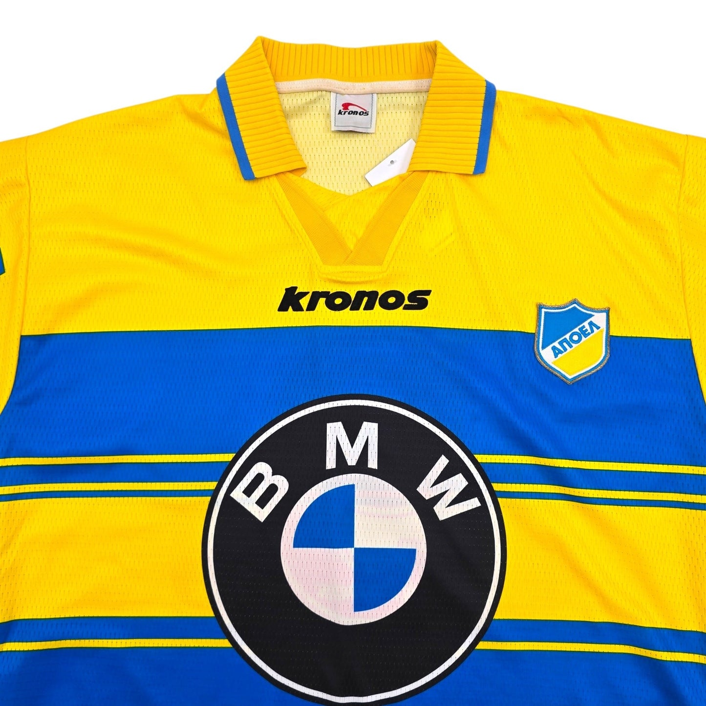 2000/01 Apoel Nicosia Home Football Shirt (XL) Kronos #9