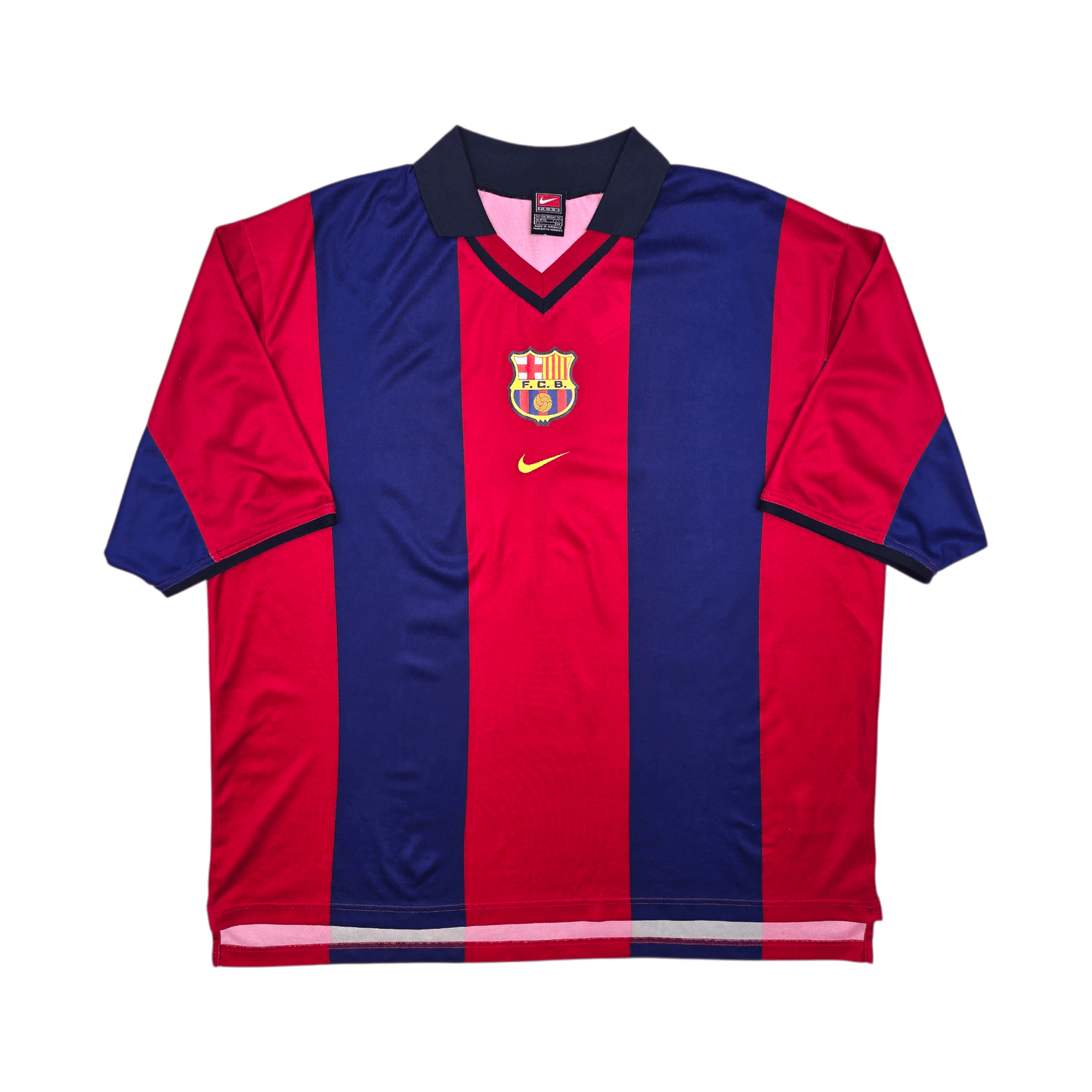 2000/01 Barcelona Home Football Shirt (2XL) Nike #9 Kluivert