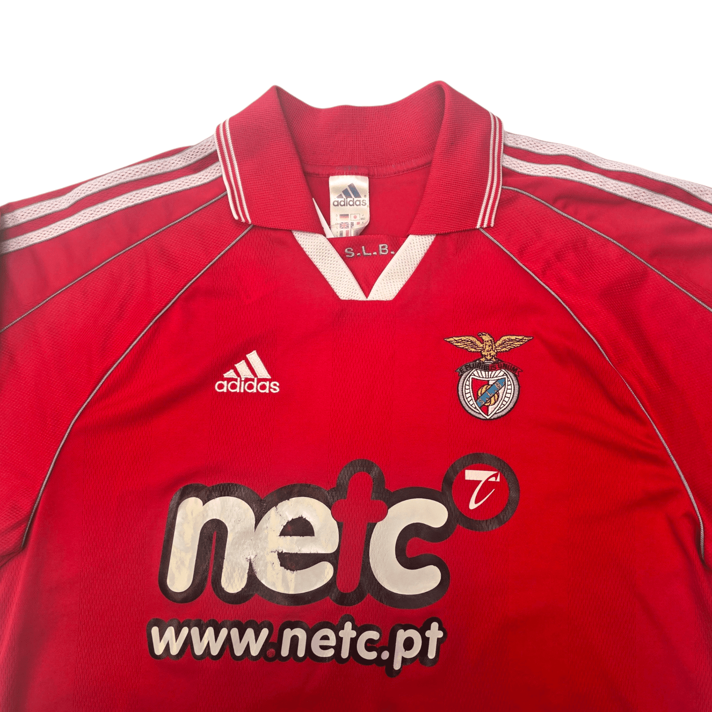2000/01 Benfica Home Football Shirt (L) Adidas
