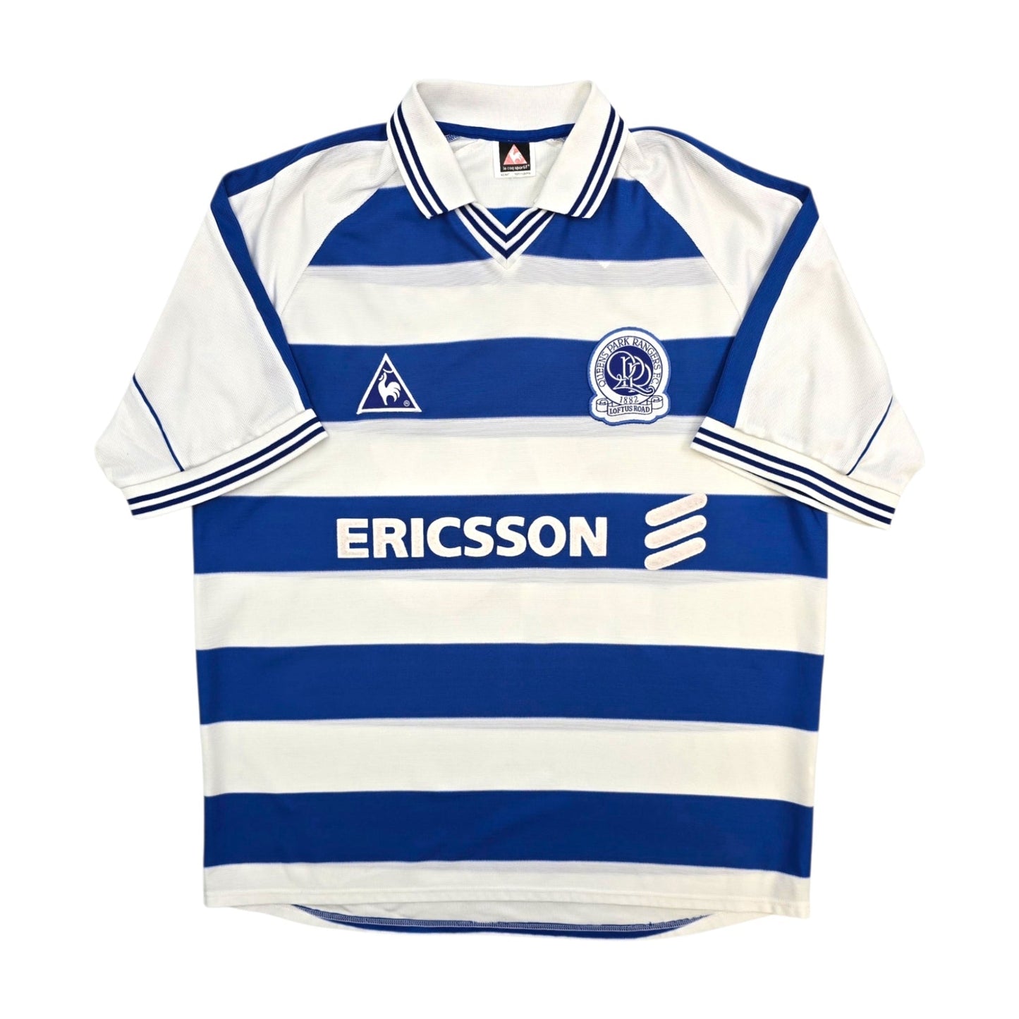 2000/01 Queens Park Rangers Home Football Shirt (L) Le Coq Sportif #28 Crouch