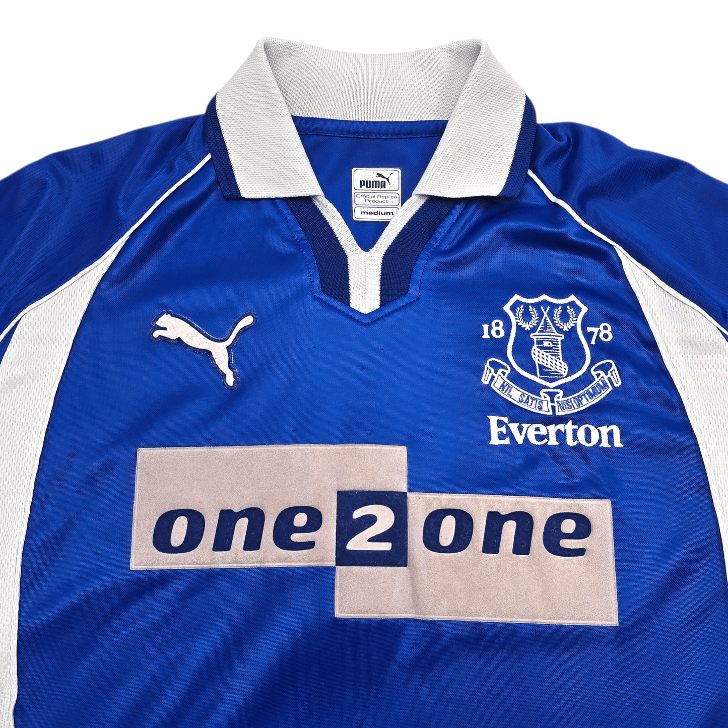 2000/02 Everton Home Football Shirt (M) Puma