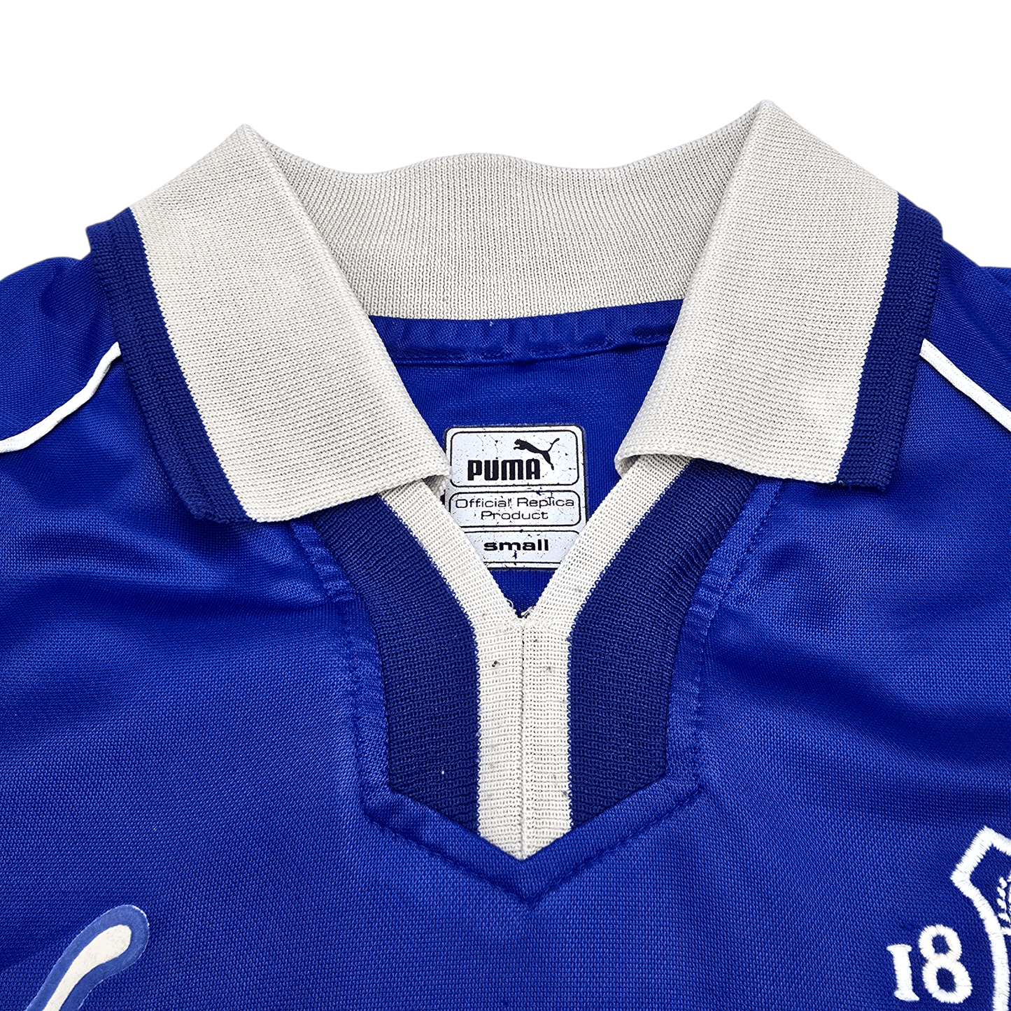 2000/02 Everton Home Football Shirt (S) Puma #18 Gascoigne