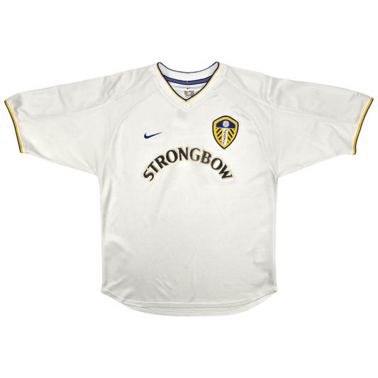 2000/02 Leeds United Home Football Shirt (M) Nike