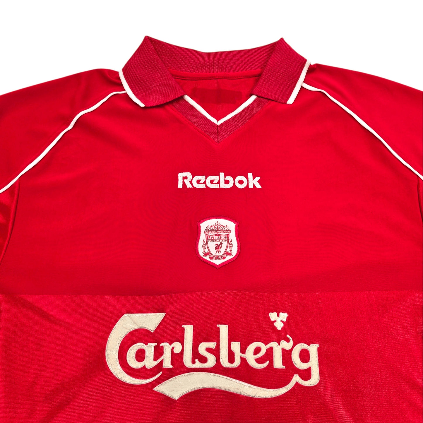 2000/02 Liverpool Home Football Shirt (M) Reebok