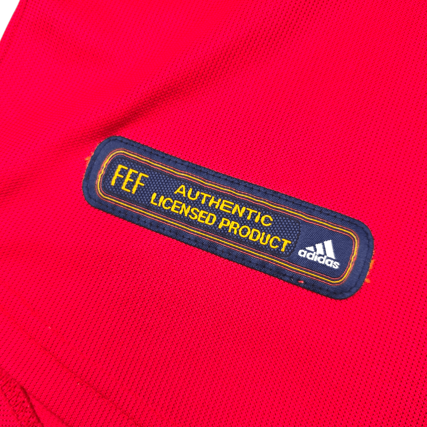 2000/02 Spain Home Football Shirt (L) Adidas #16 Mendieta