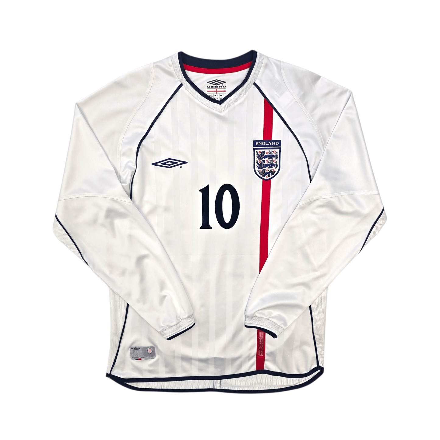 2001/03 England Home Football Shirt (M) Umbro #10 Owen