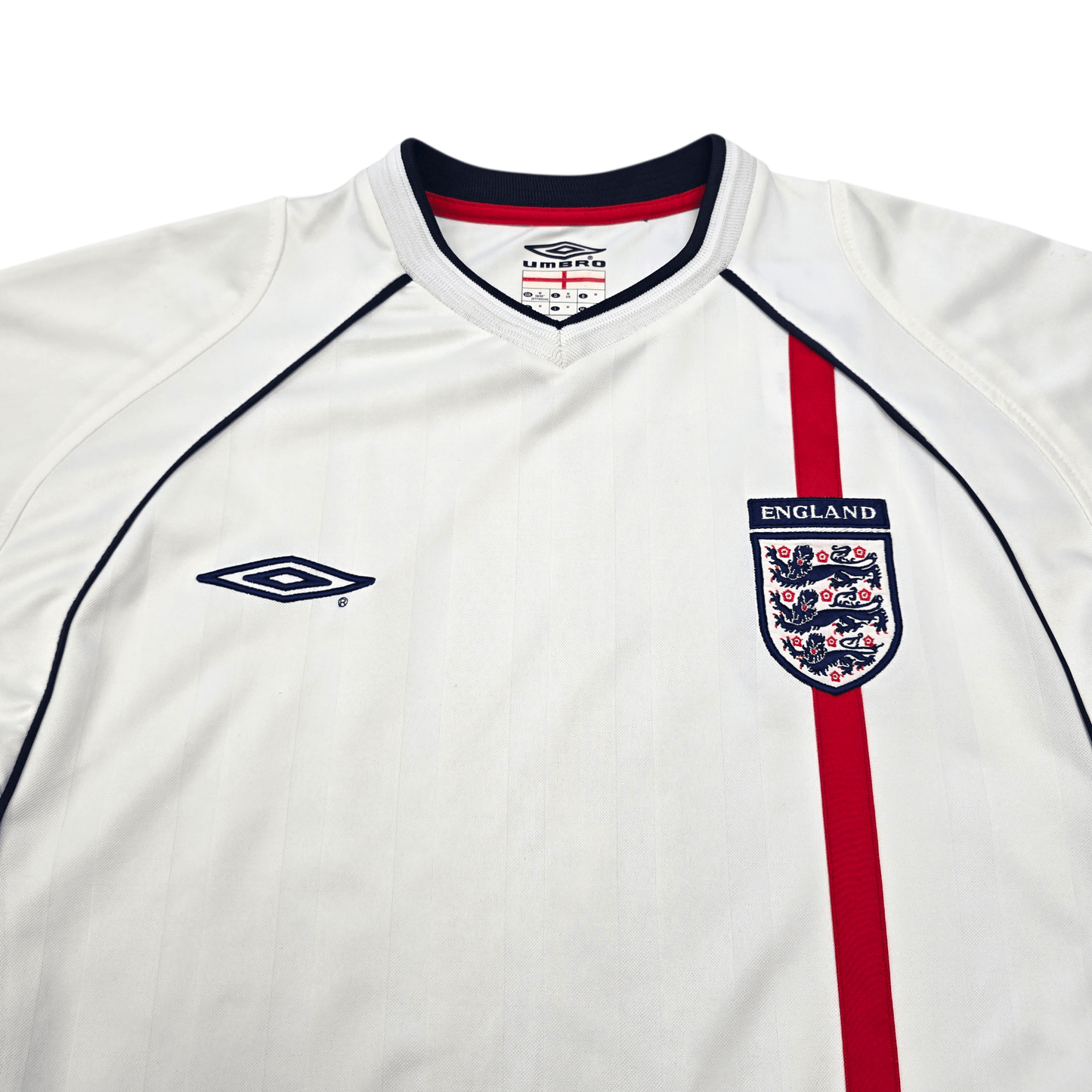 2001/03 England Home Football Shirt (M) Umbro