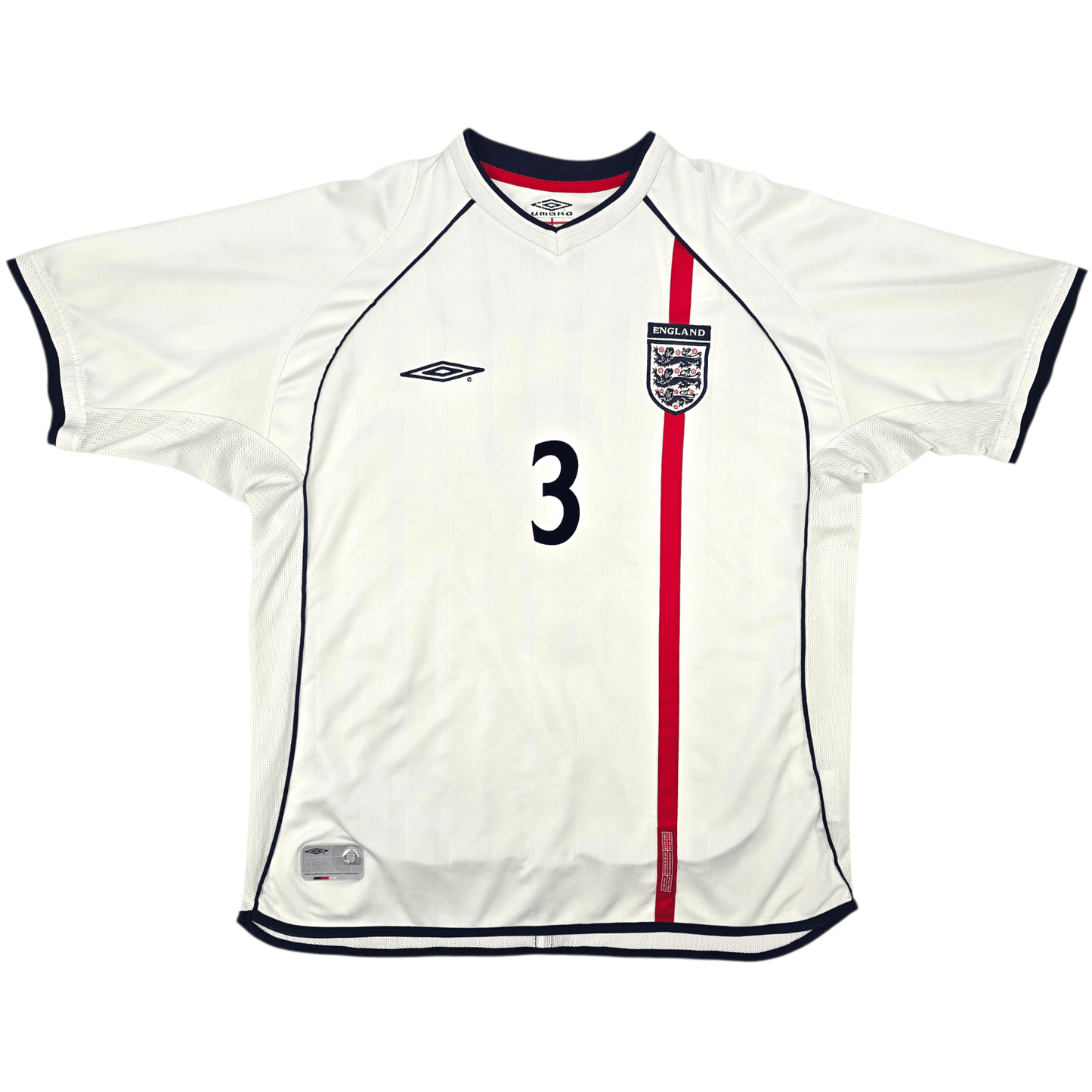 2001/03 England Home Football Shirt (XL) Umbro #3 A.Cole