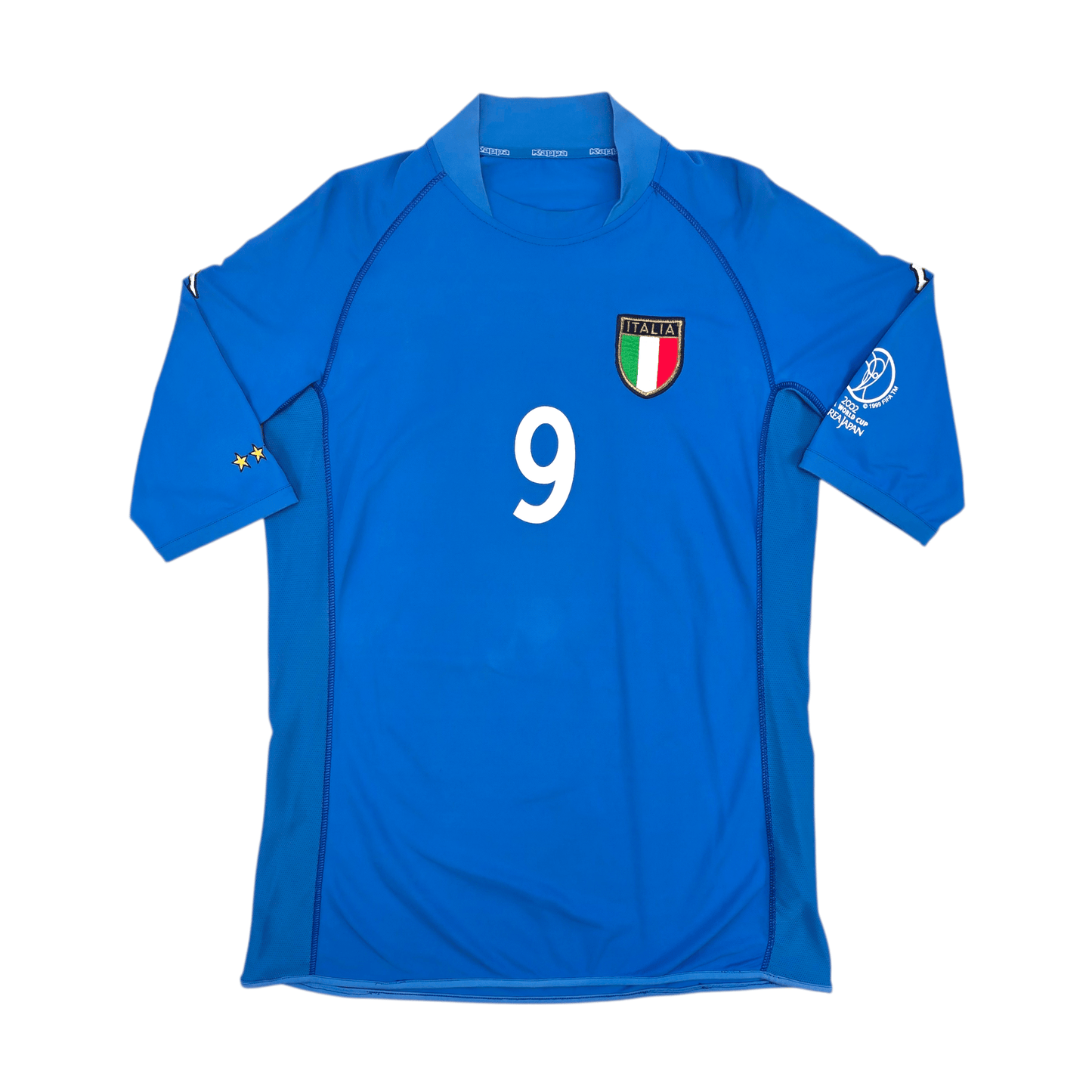2002/03 Italy Home Football Shirt (XL) Kappa #9 Inzaghi