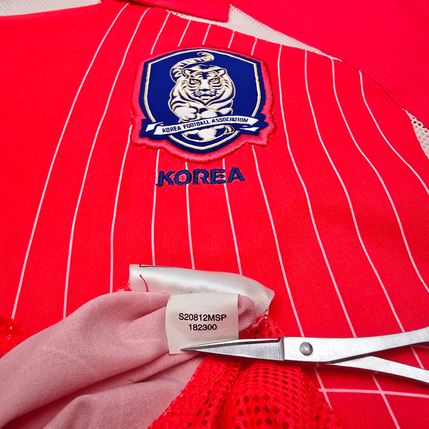 2002/03 South Korea Home Football Shirt (S) Nike #21 J S Park (Player Version)