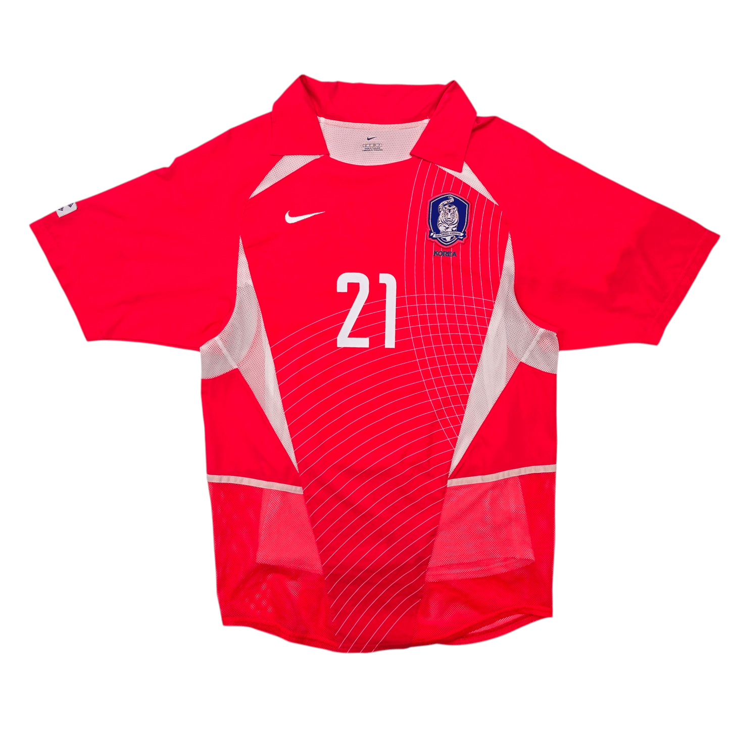 2002/03 South Korea Home Football Shirt (S) Nike #21 J S Park (Player Version)