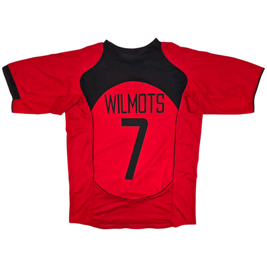 2002/04 Belgium Home Football Shirt (M) Nike #7 Wilmots