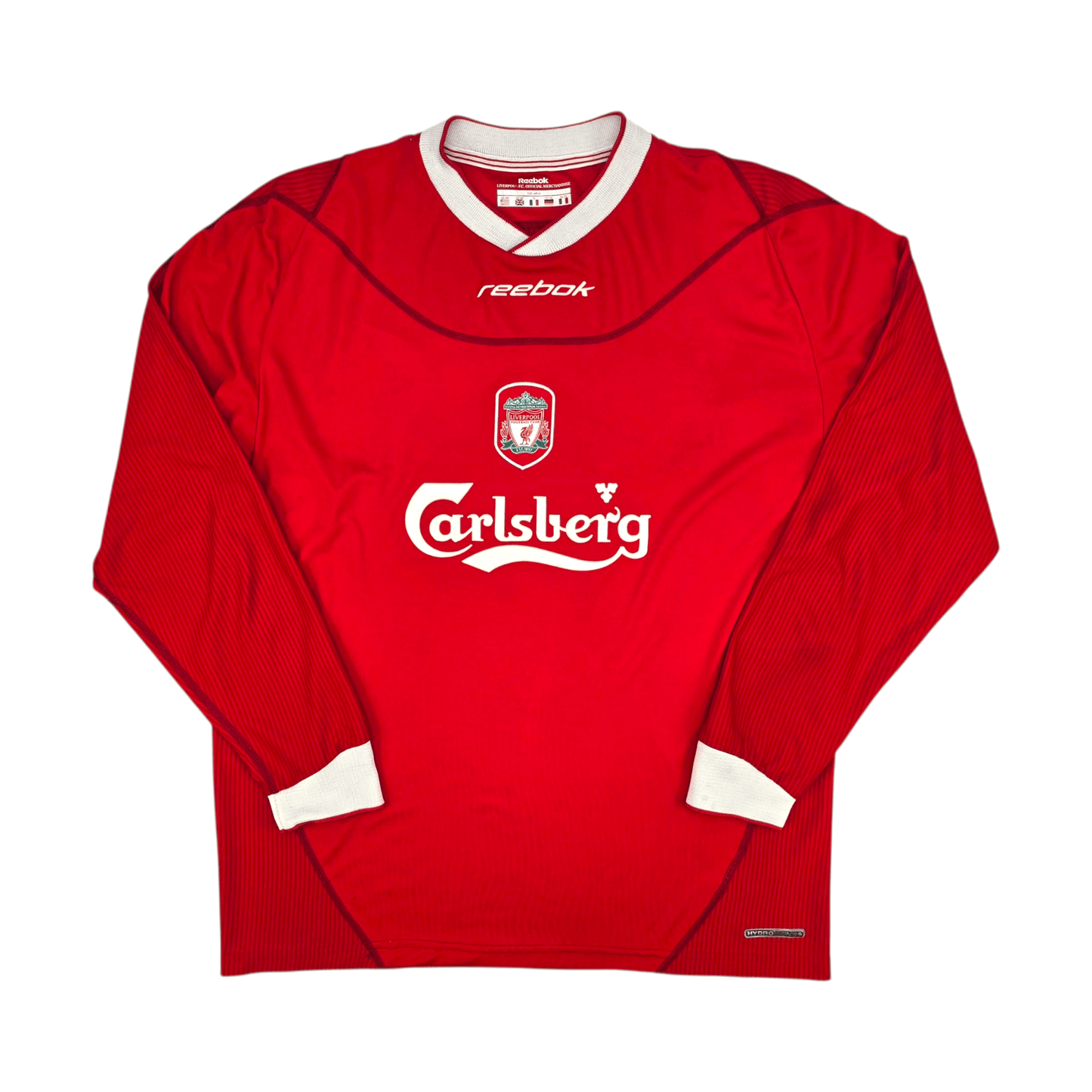 2002/04 Liverpool Home Football Shirt (XL) Reebok #7 Kewell
