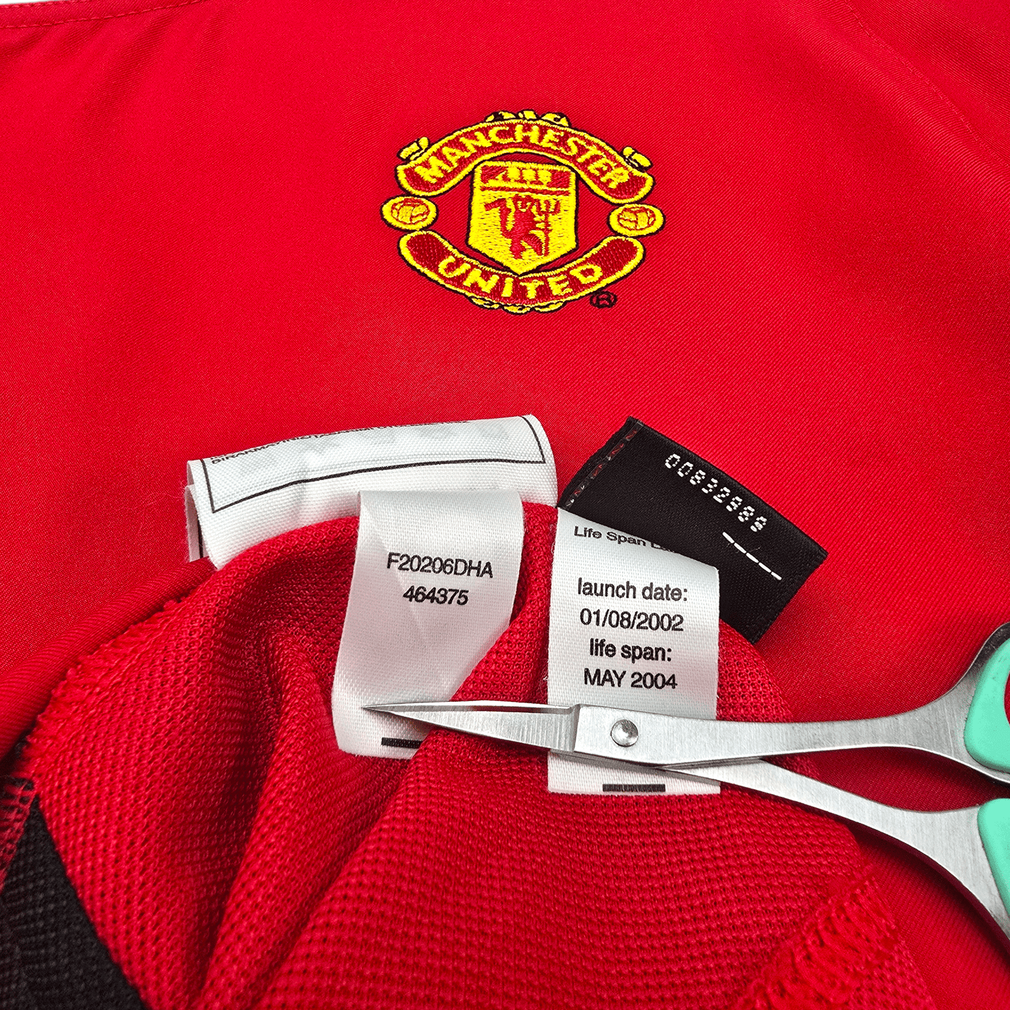 2002/04 Manchester United Home Football Shirt (M) Nike #21 Forlan