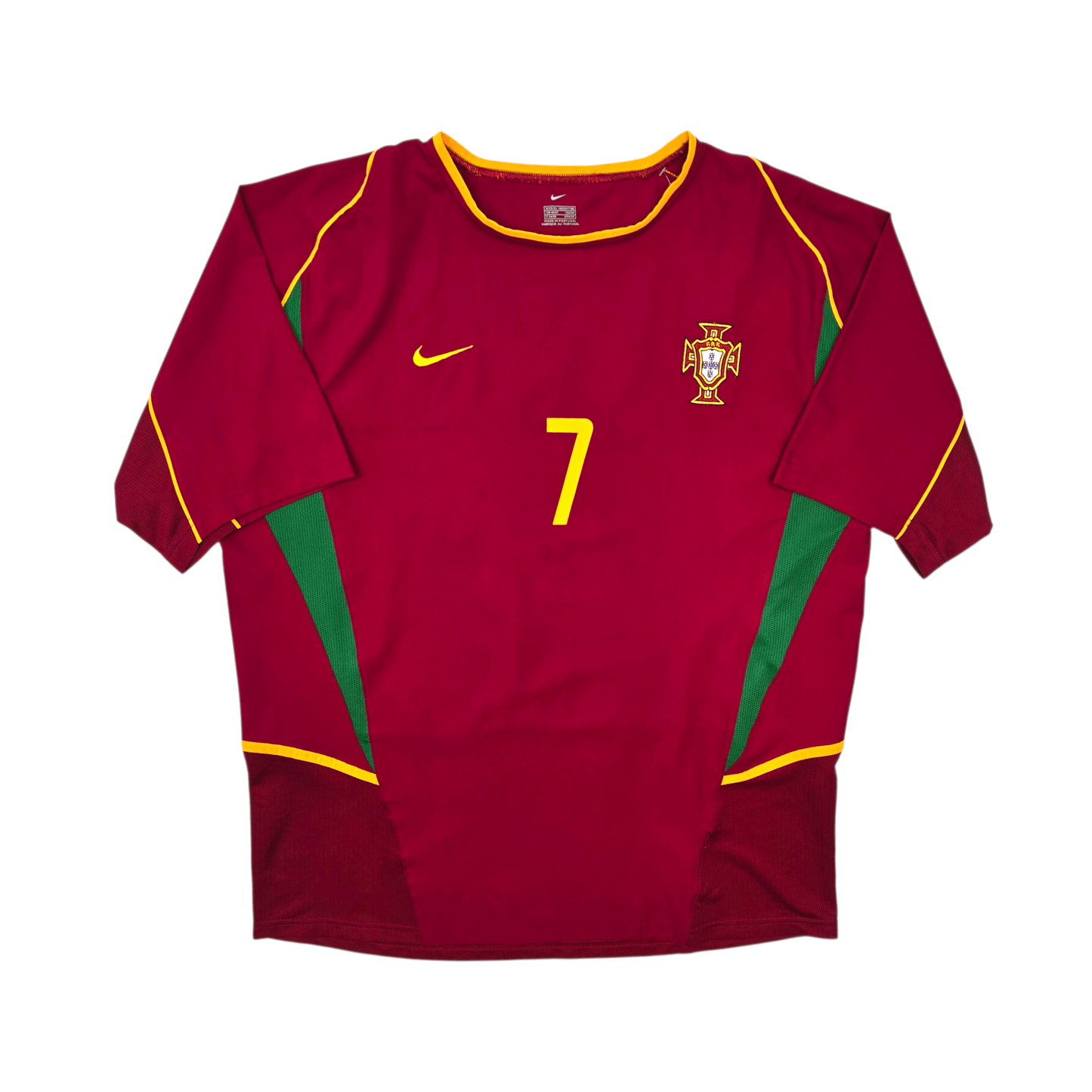 2002/04 Portugal Home Football Shirt (XL) Nike #7 Figo