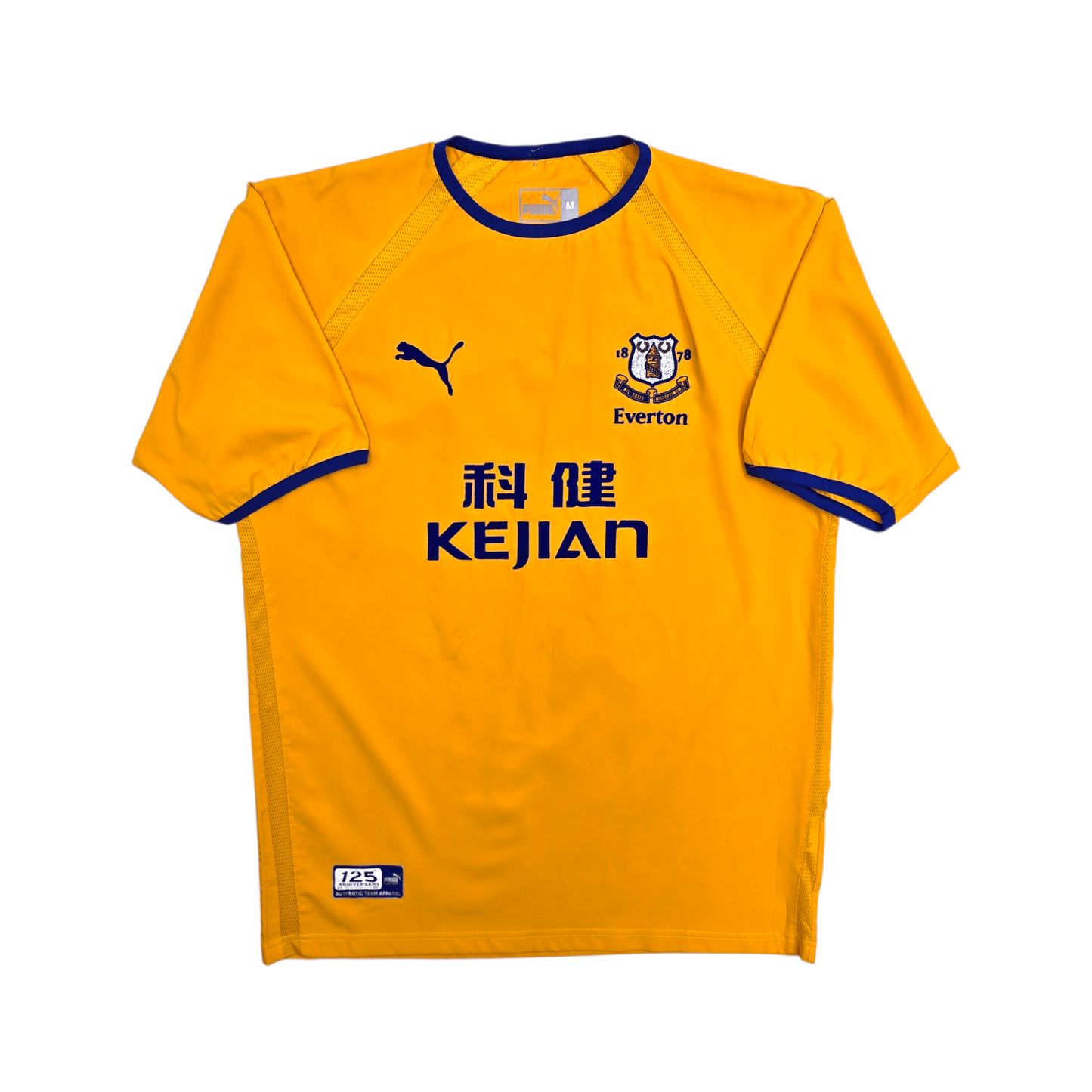 2003/04 Everton Away Football Shirt (M) Puma #18 Rooney