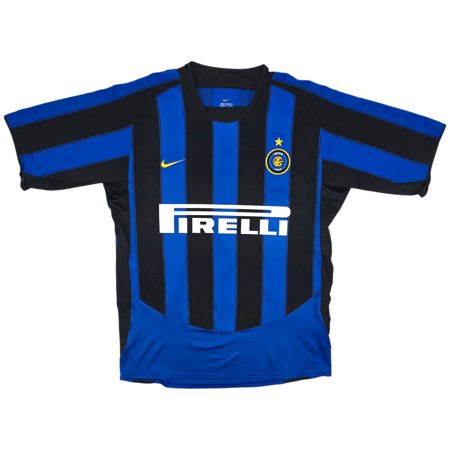 2003/04 Inter Milan Home Football Shirt (M) Nike #10 Adriano