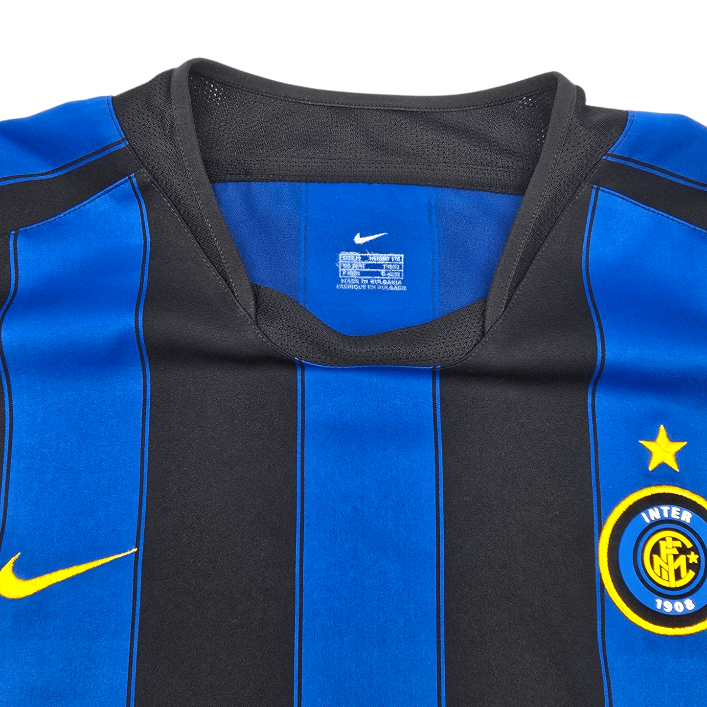 2003/04 Inter Milan Home Football Shirt (M) Nike #10 Adriano
