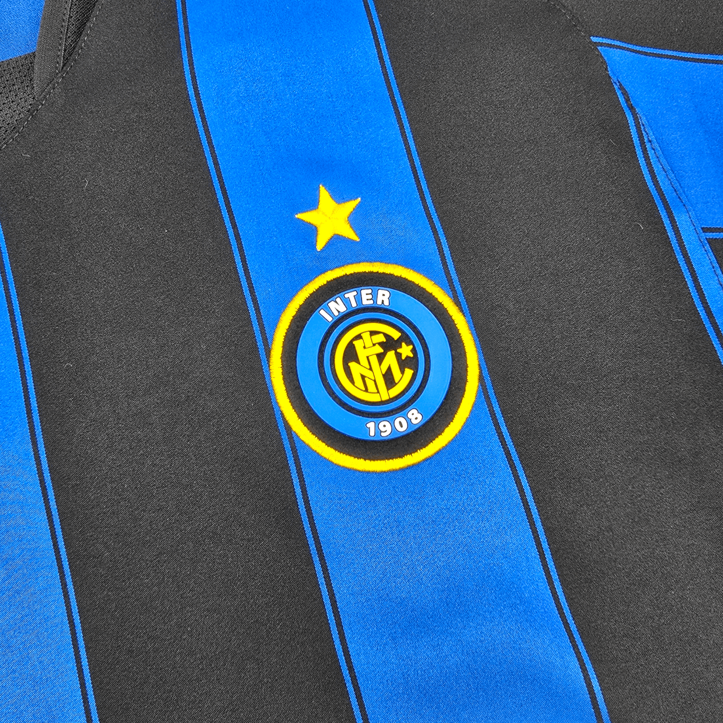 2003/04 Inter Milan Home Football Shirt (M) Nike #10 Adriano