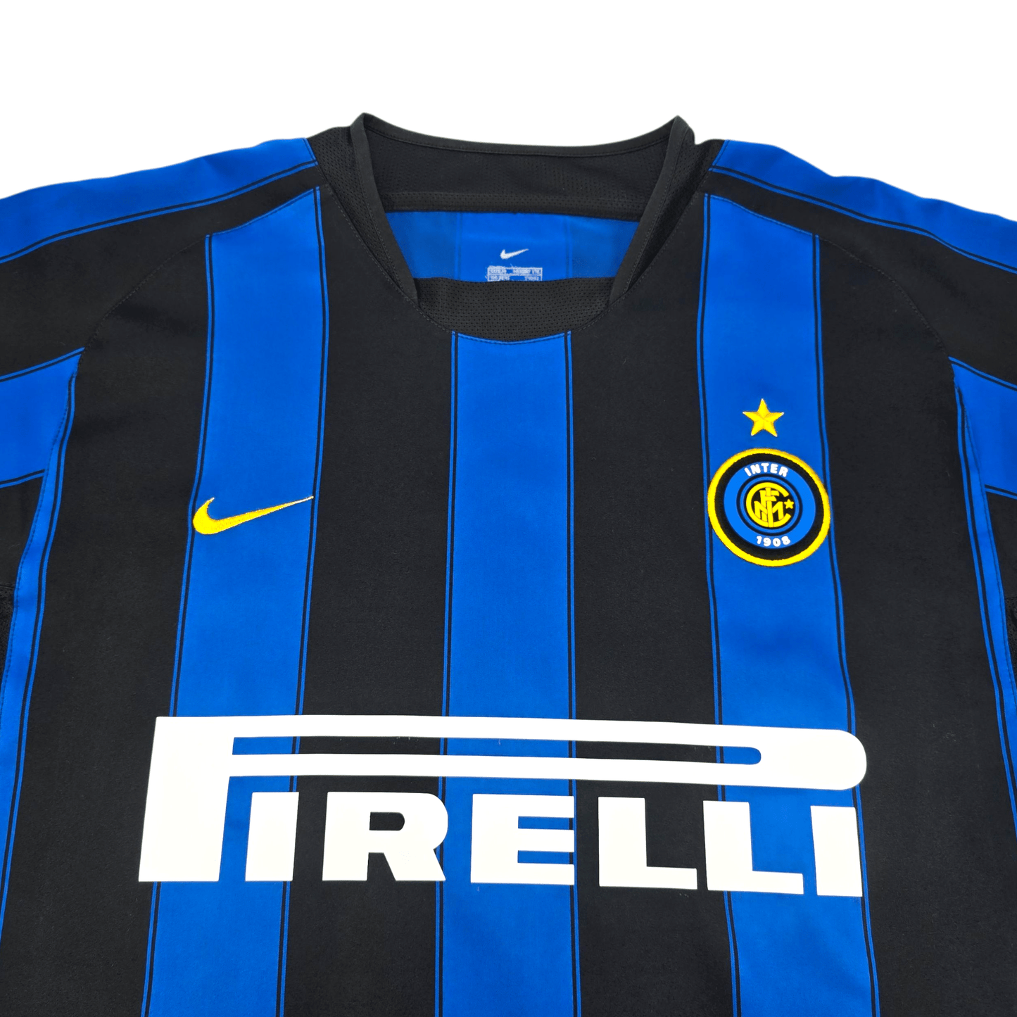 2003/04 Inter Milan Home Football Shirt (M) Nike #10 Adriano