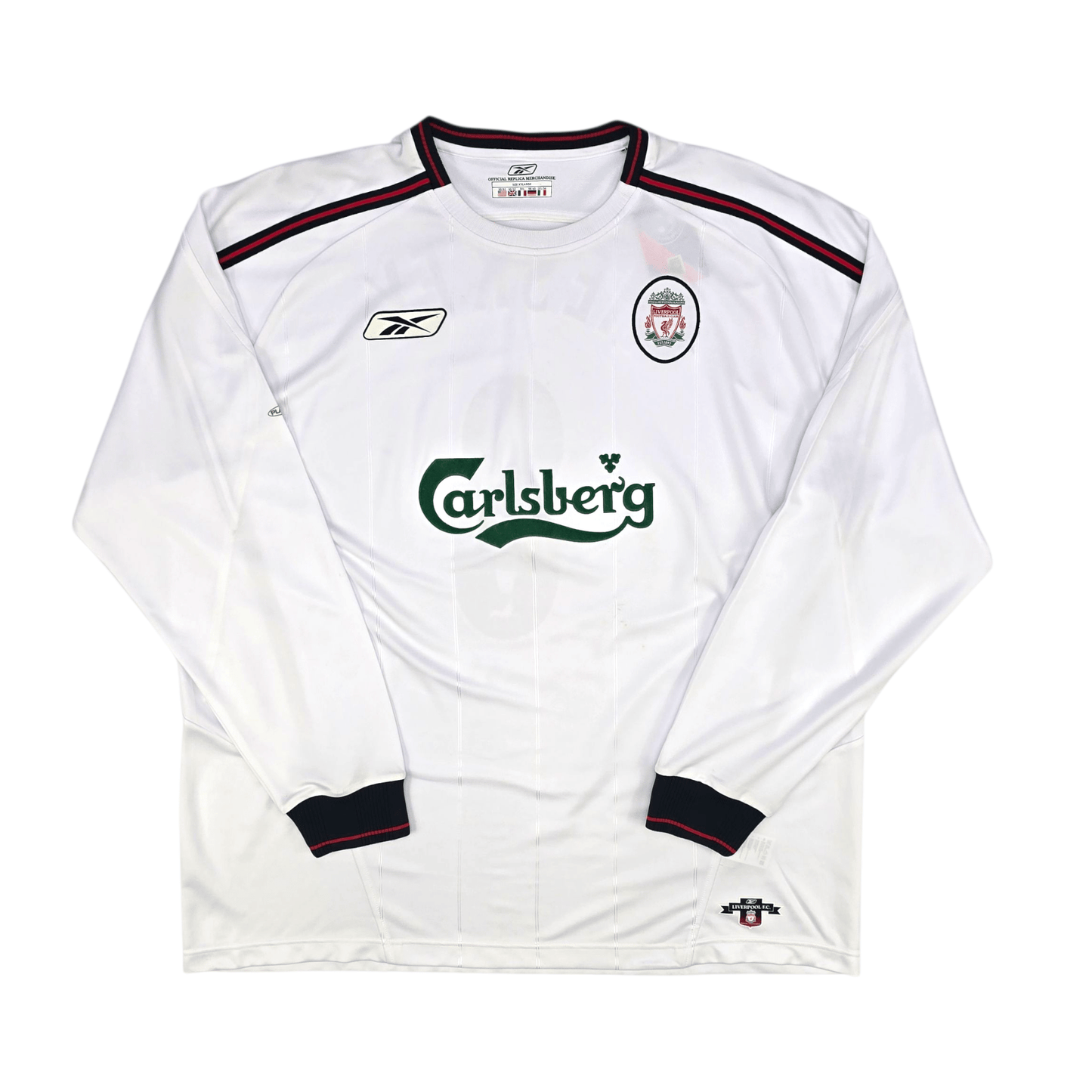 2003/05 Liverpool Away Football Shirt (2XL) Reebok #8 Heskey