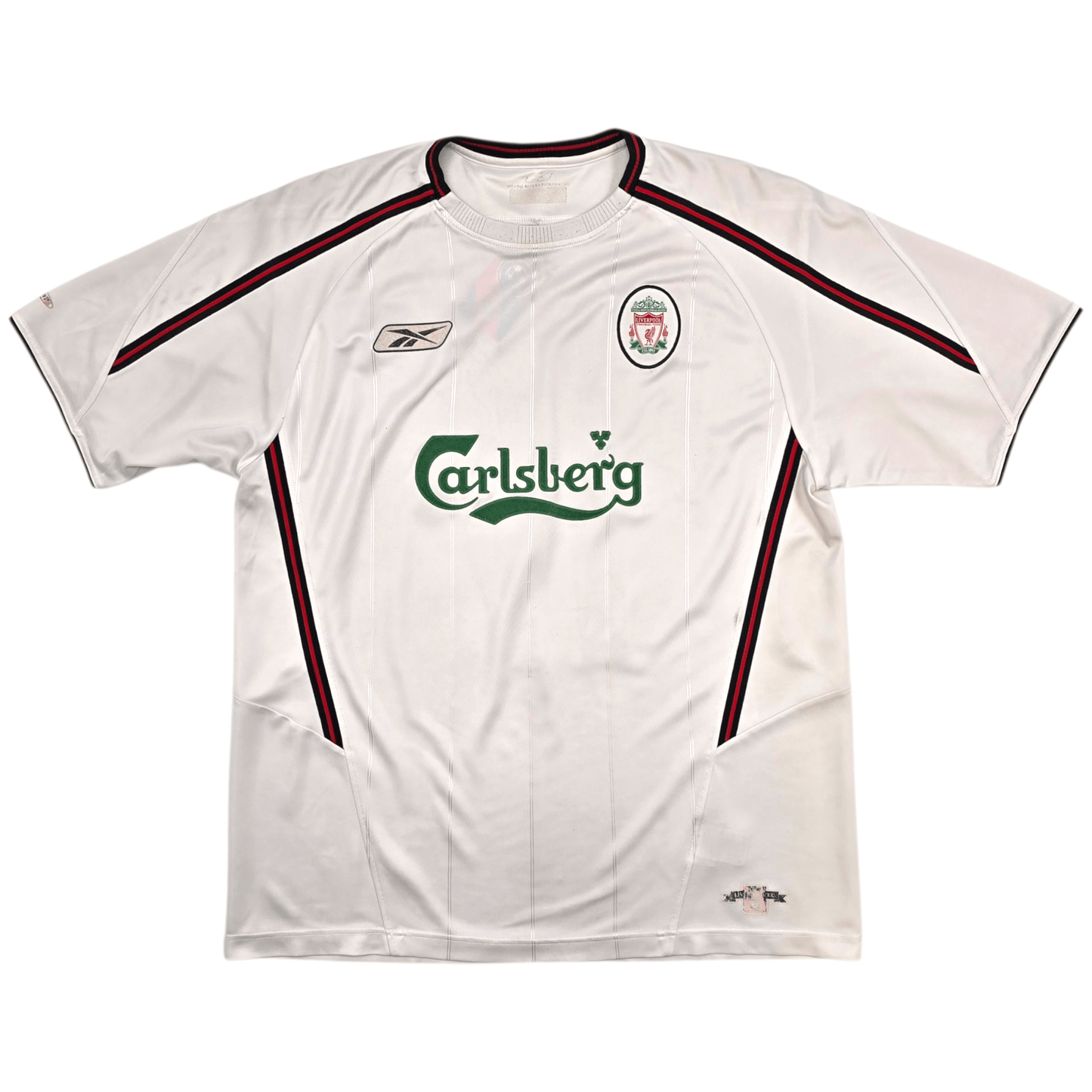 2003/05 Liverpool Away Football Shirt (L) Reebok #17 Gerrard