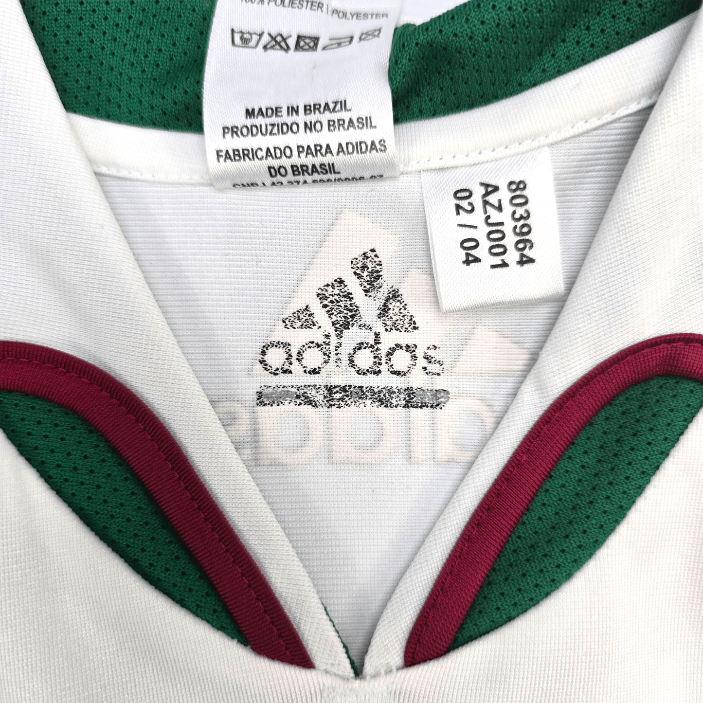 2004 Fluminense Away Football Shirt (M) Adidas #10