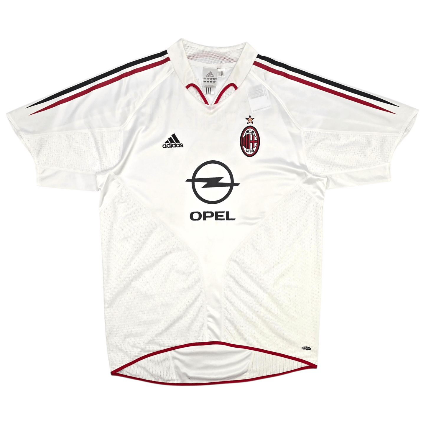 2004/05 AC Milan Away Football Shirt (M) Adidas #7 Shevchenko