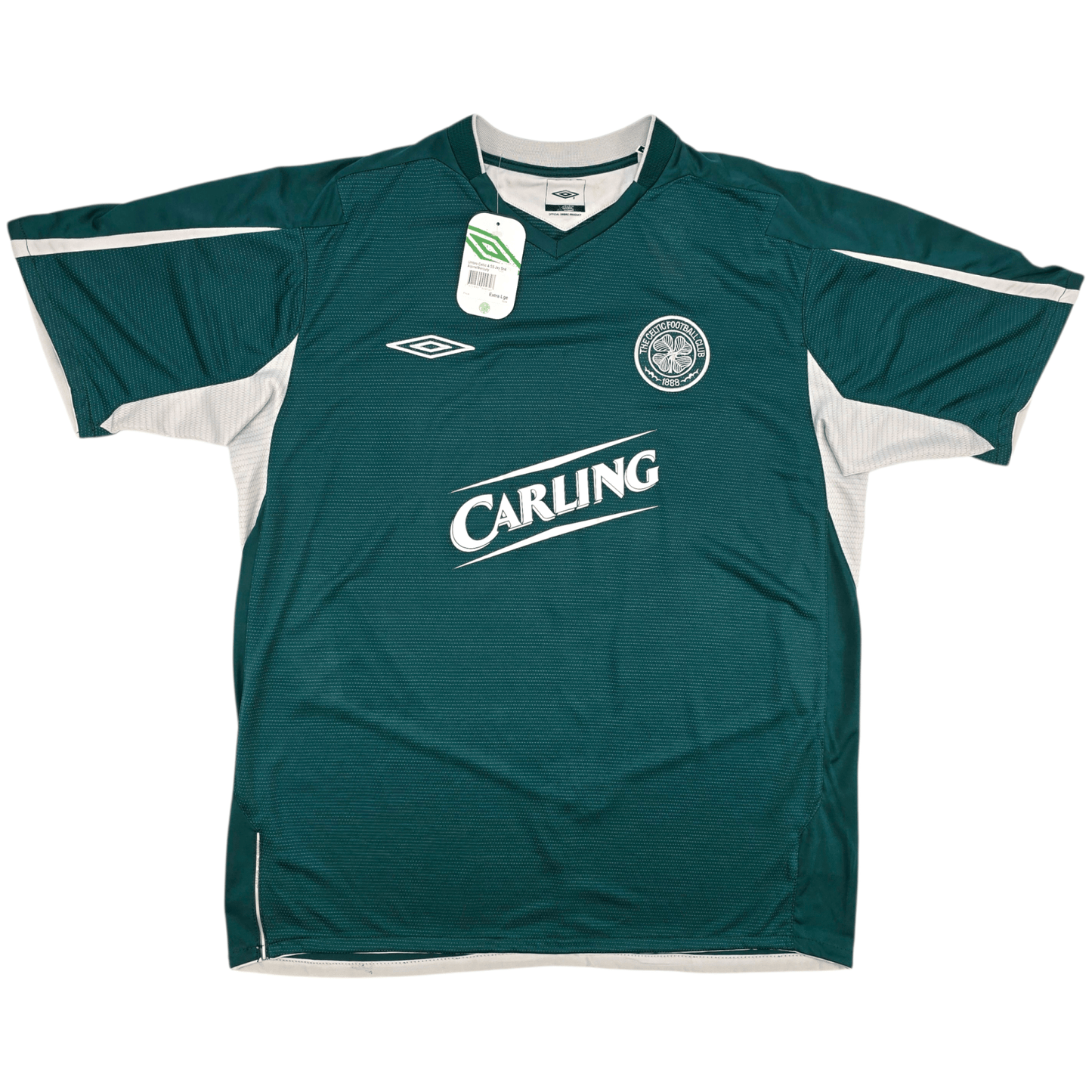 2004/05 Celtic Away Football Shirt (XL) Umbro #7 Juninho (BNWTs)