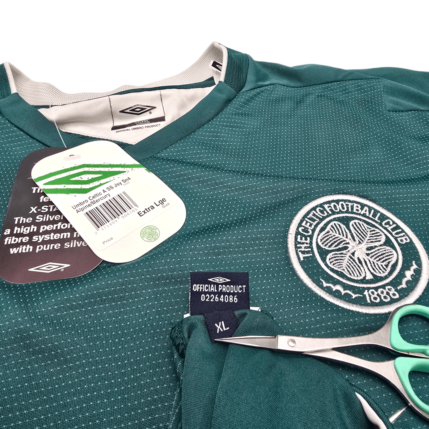 2004/05 Celtic Away Football Shirt (XL) Umbro #7 Juninho (BNWTs)