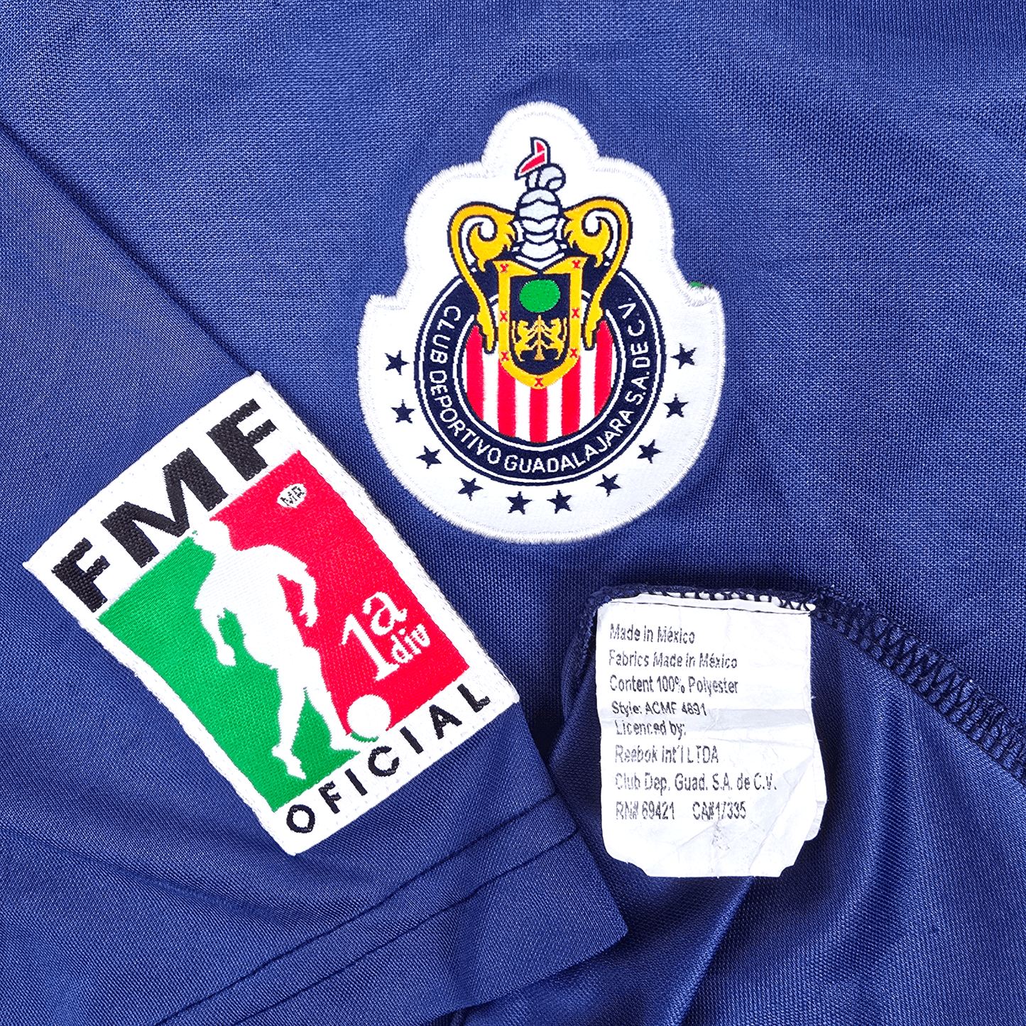 2004/05 Chivas de Guadalajara Away Football Shirt (XL) Reebok