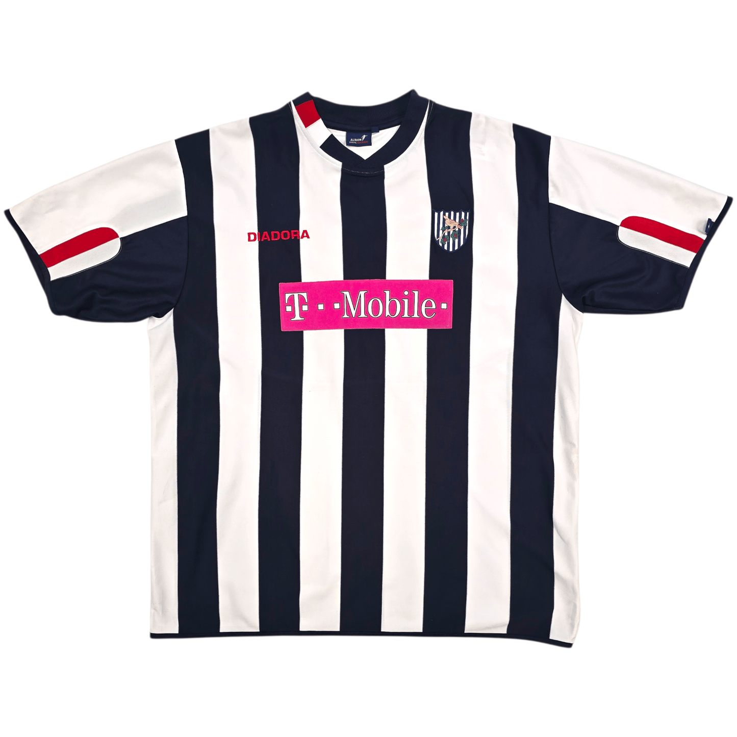 2004/05 West Bromwich Albion Home Football Shirt (2XL) Diadora #34 Earnshaw