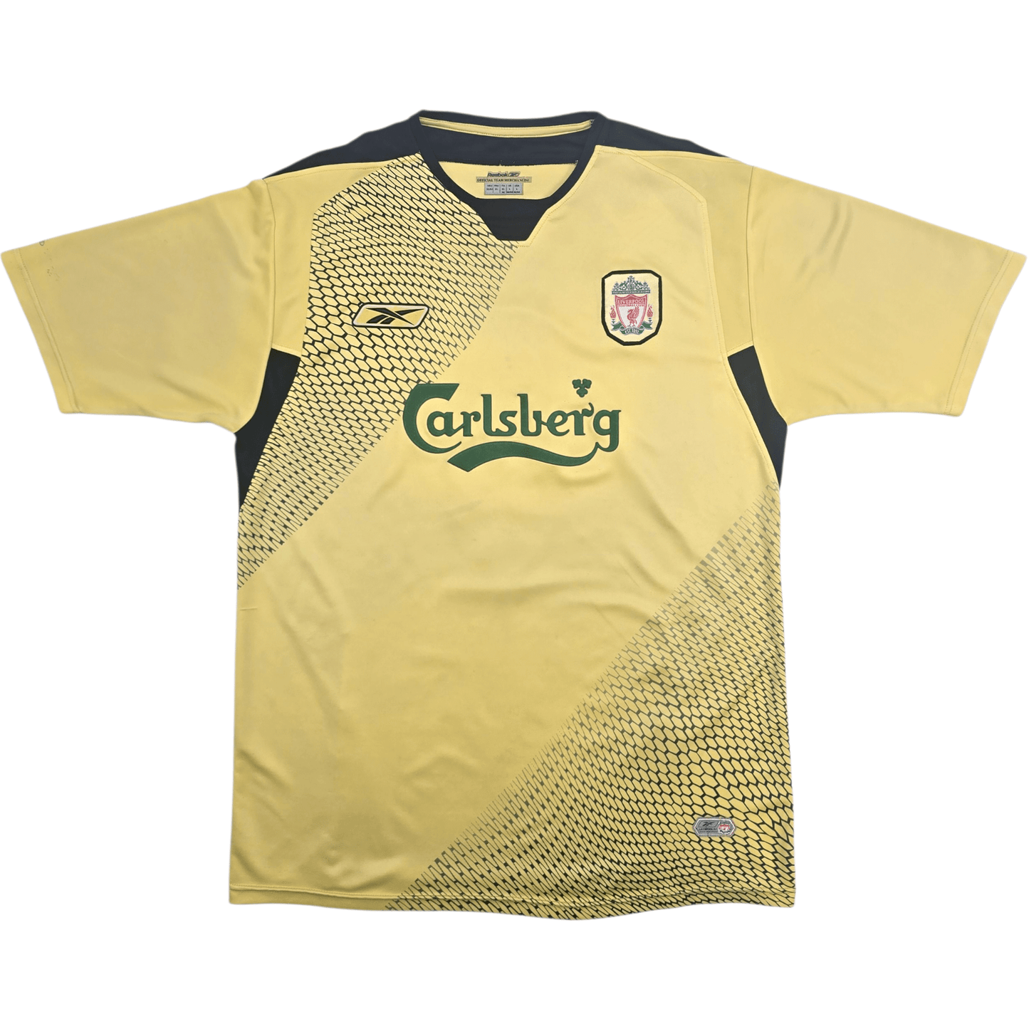 2004/06 Liverpool Away Football Shirt (L) Reebok #8 Gerrard