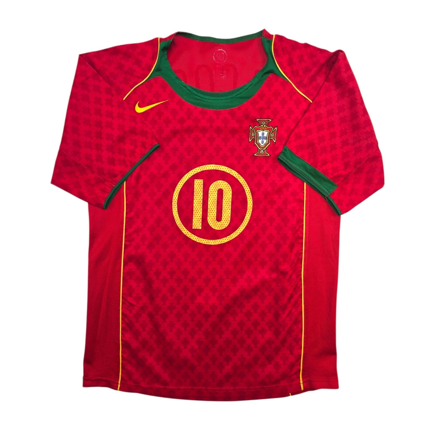 2004/06 Portugal Home Football Shirt (M) Nike #10 Rui Costa