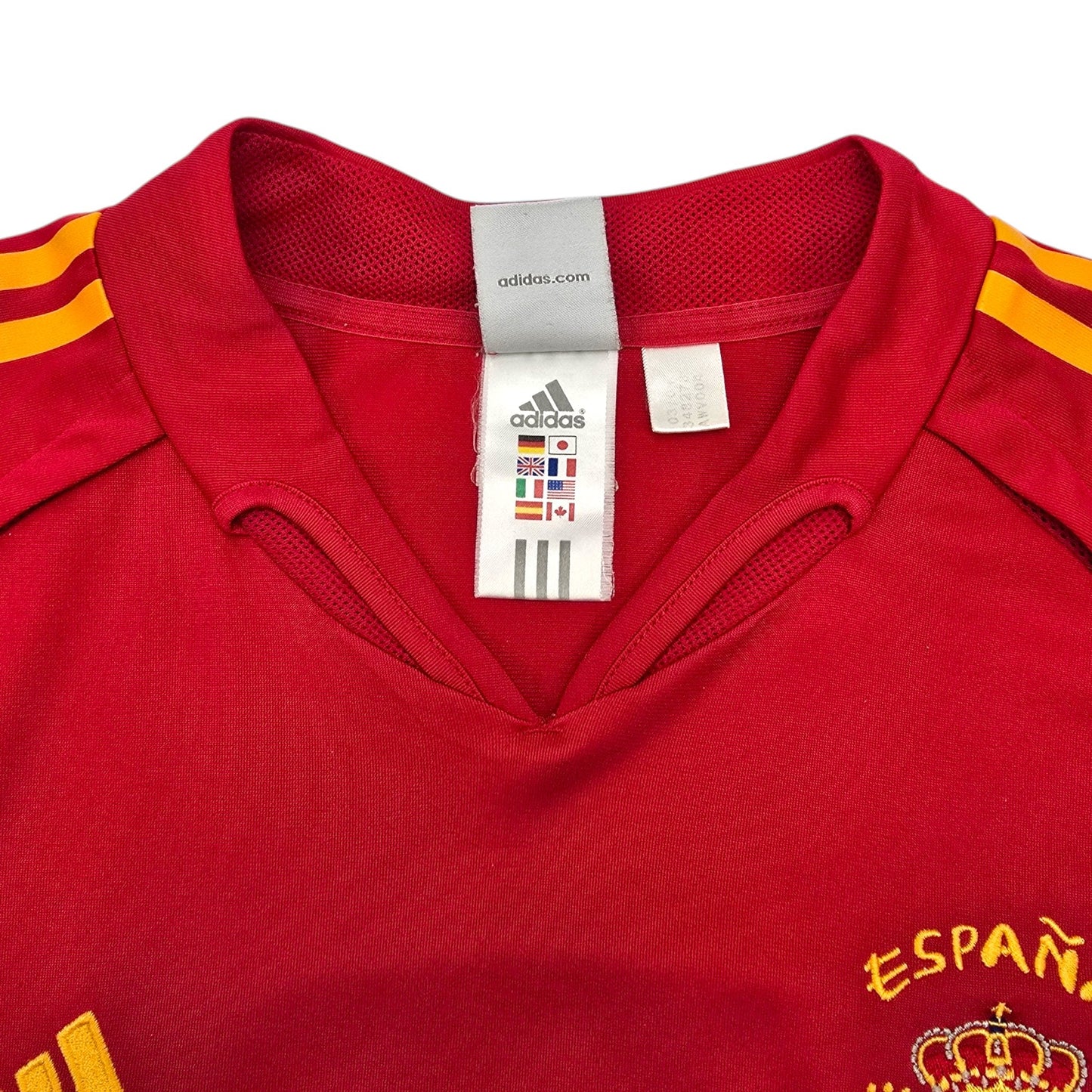 2004/06 Spain Home Football Shirt (L) Adidas #7 Raul
