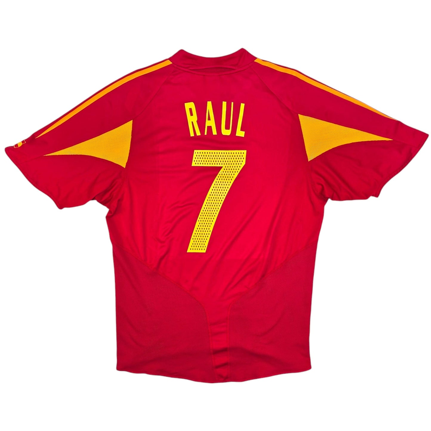 2004/06 Spain Home Football Shirt (L) Adidas #7 Raul
