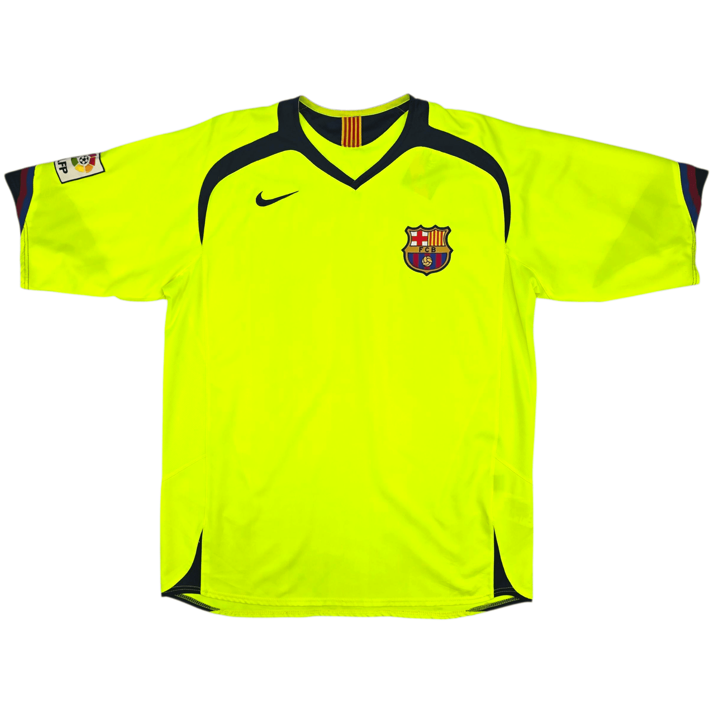 2005/06 Barcelona Away Football Shirt (L) Nike #10 Ronaldinho