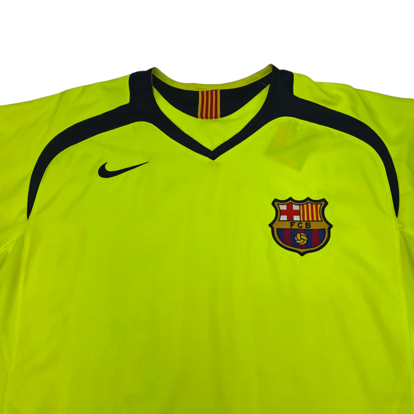 2005/06 Barcelona Away Football Shirt (L) Nike #10 Ronaldinho