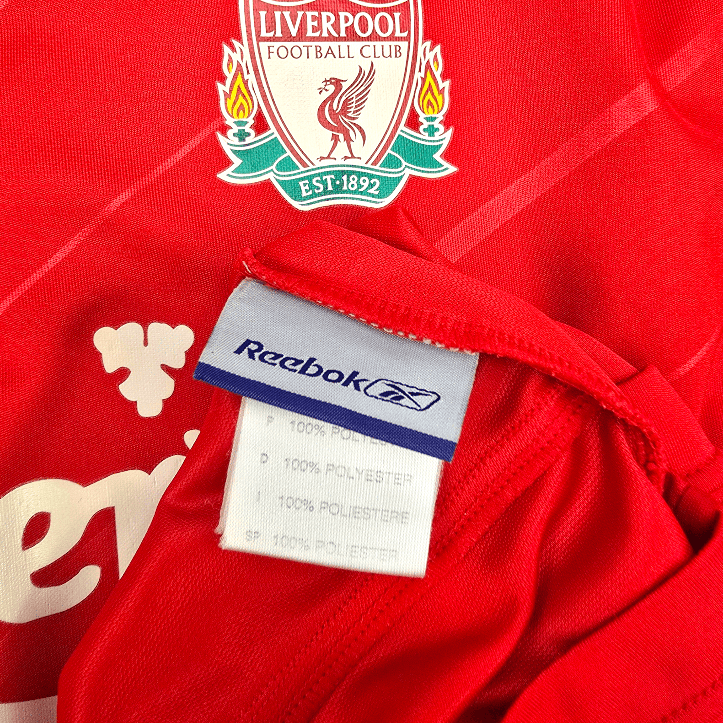 2005/06 Liverpool European Home Football Shirt (L) Reebok #10 Luis Garcia