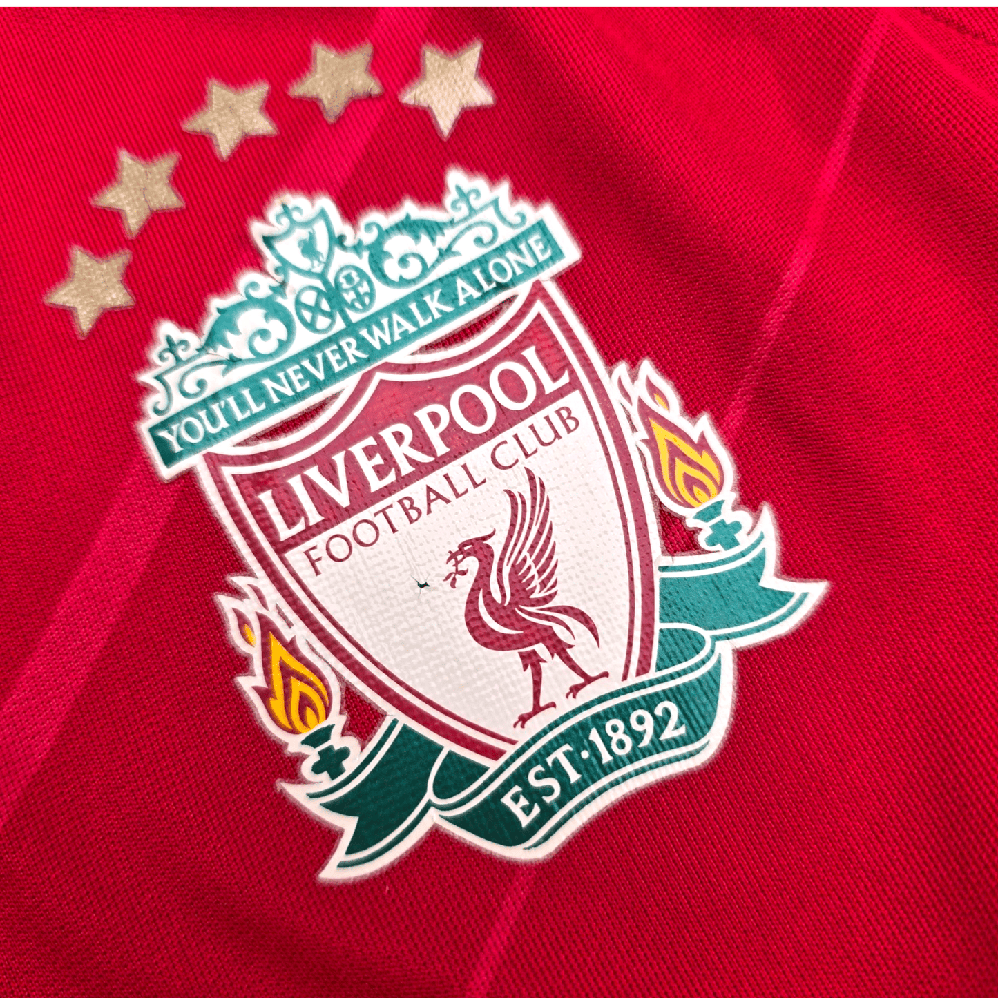2005/06 Liverpool European Home Football Shirt (XS) Reebok