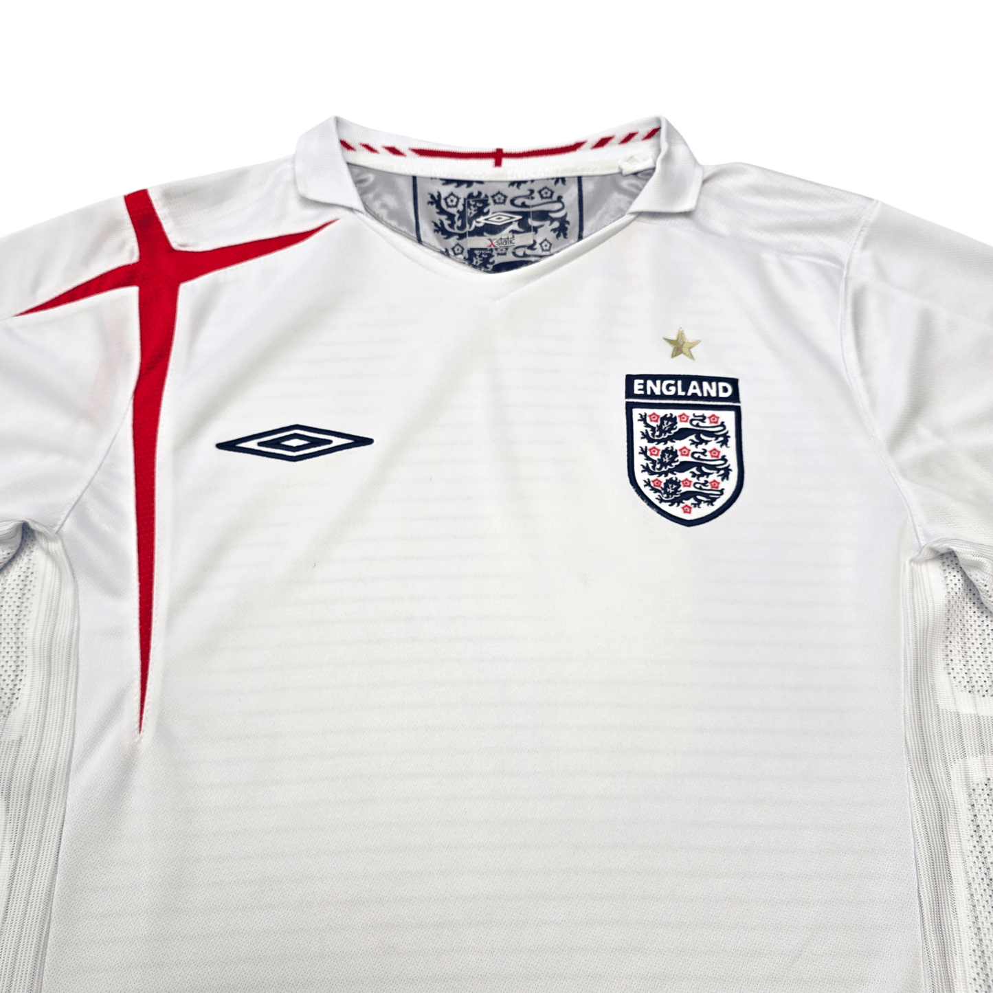 2005/07 England Home Football Shirt (M) Umbro
