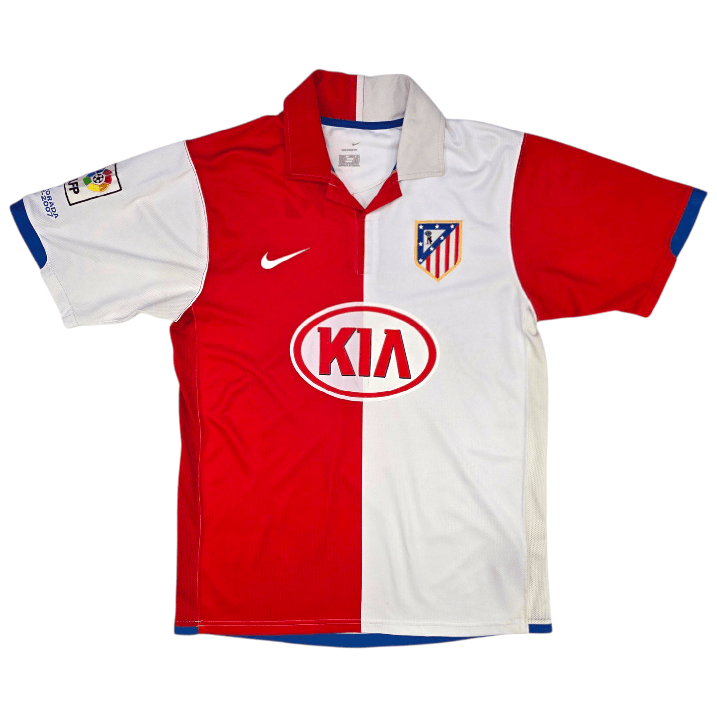 2006/07 Atletico Madrid Home Football Shirt (M) Nike #9 Torres